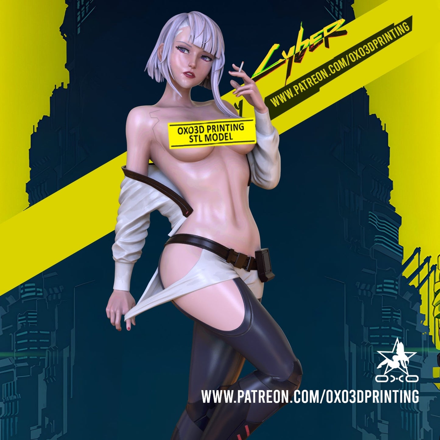Lucy CyberPunk - OXO3D - Dark Forge Arts