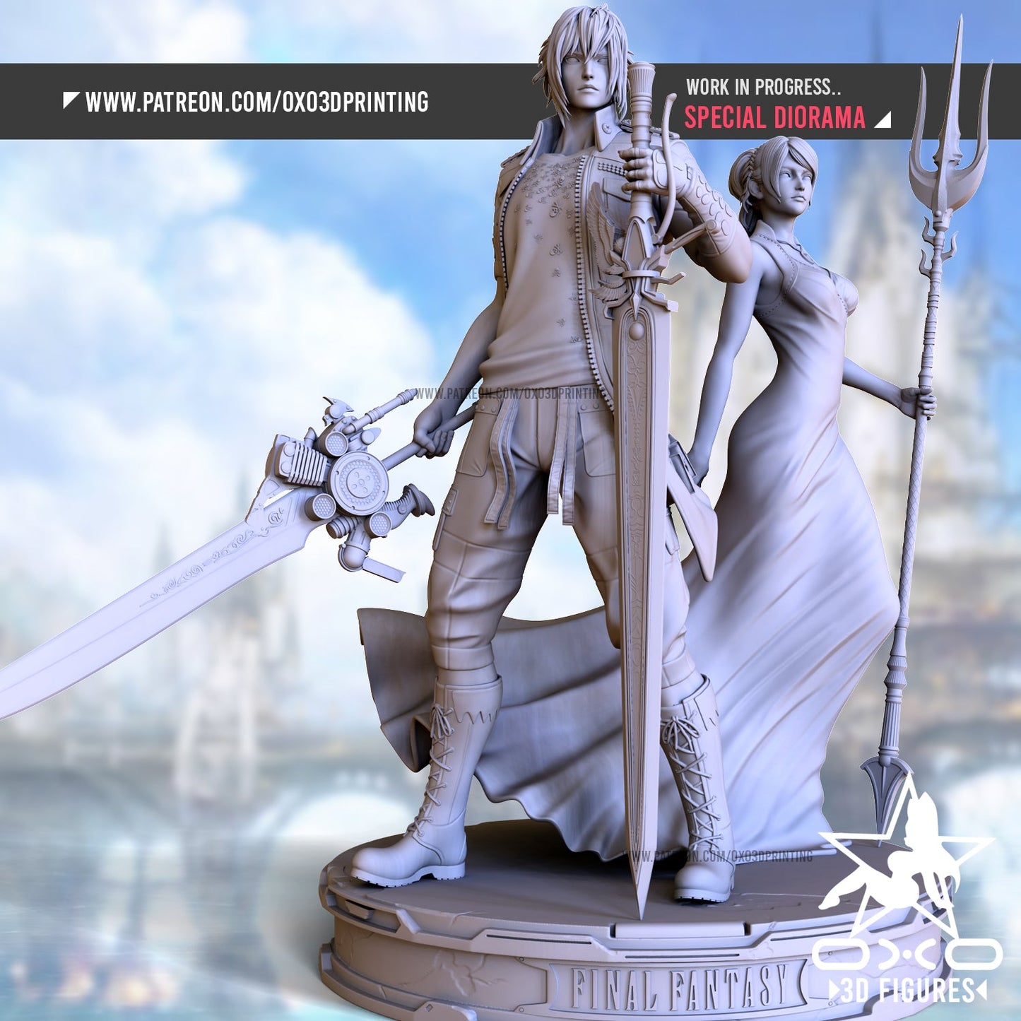 Luna & Noctis - OXO3D - Dark Forge Arts
