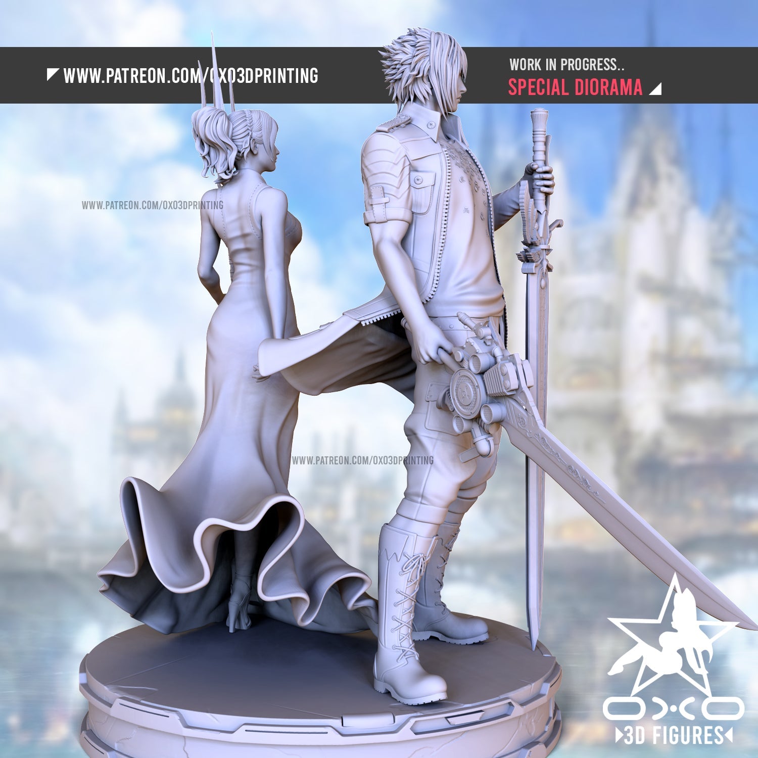 Luna & Noctis - OXO3D - Dark Forge Arts