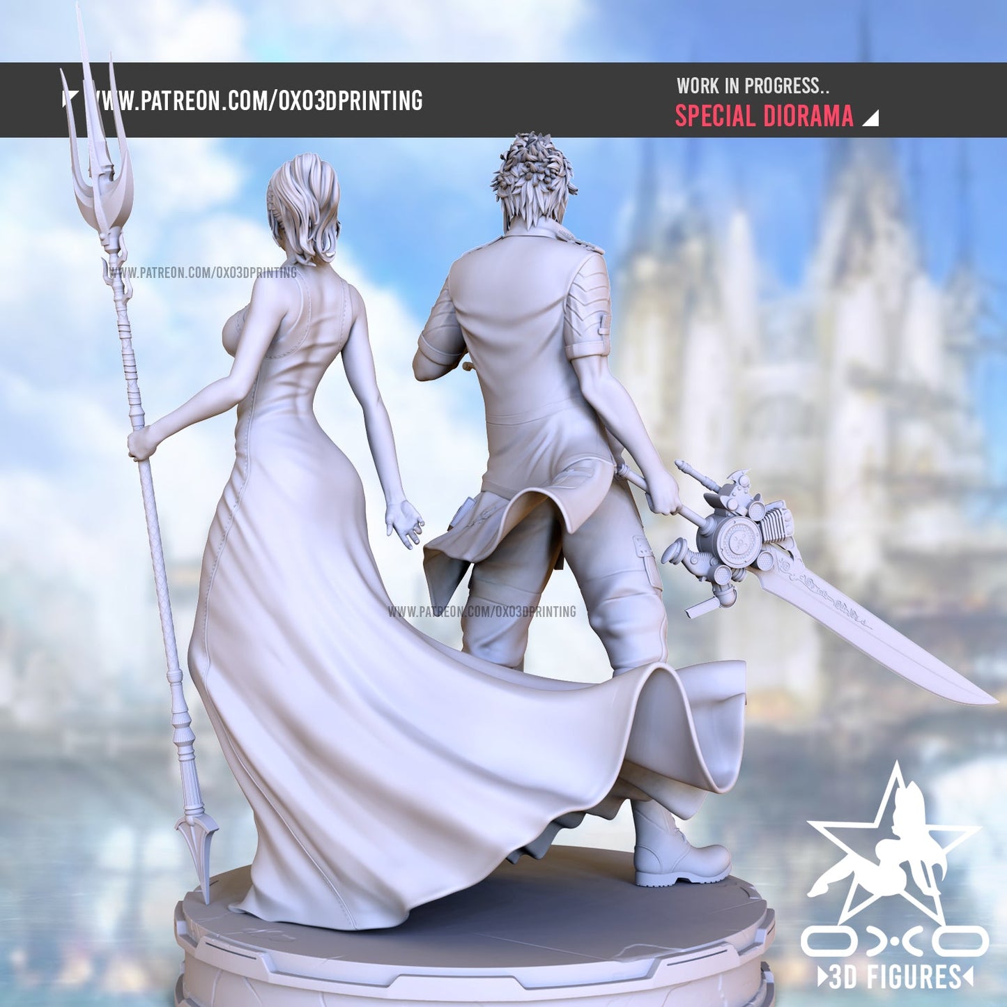 Luna & Noctis - OXO3D - Dark Forge Arts