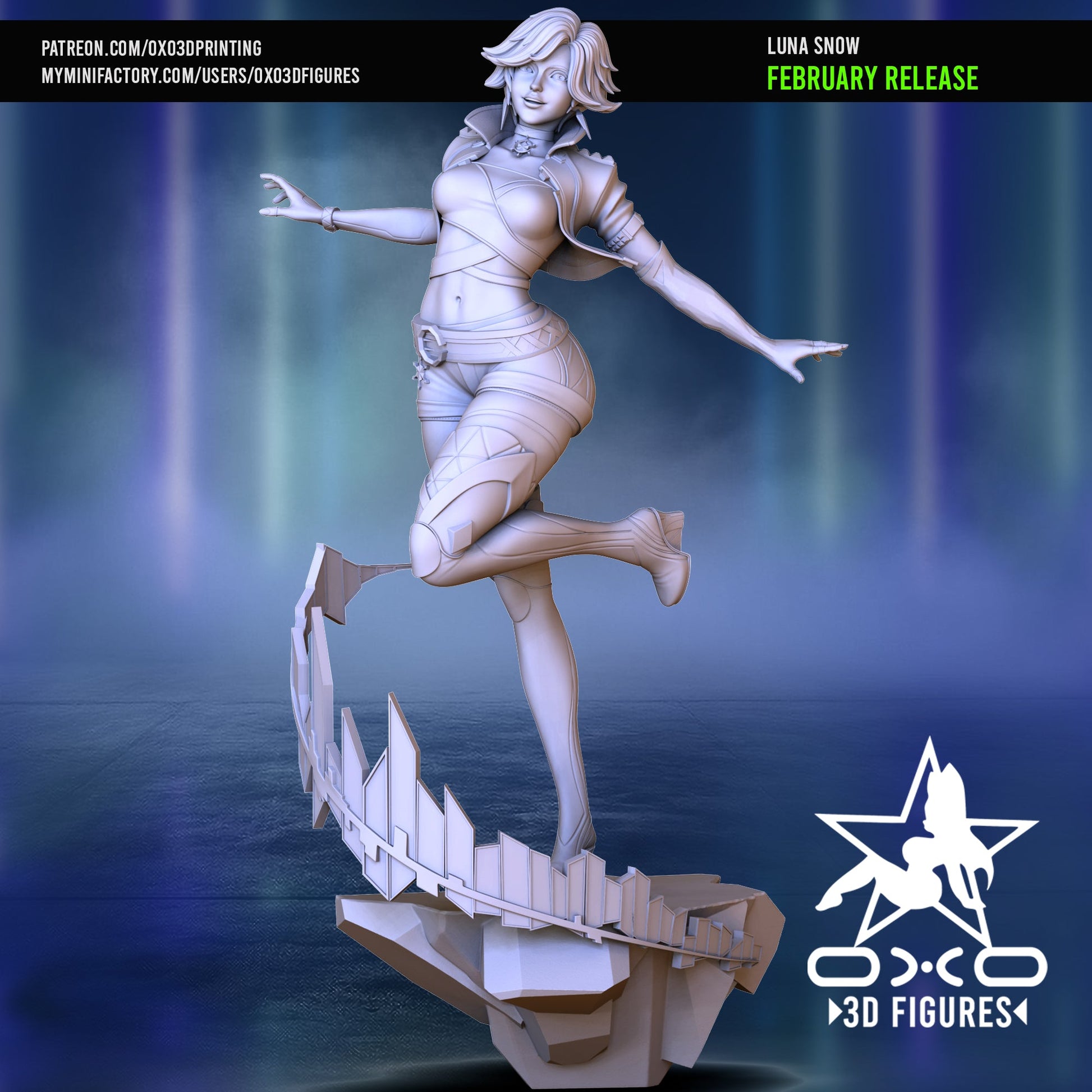 Luna Snow - OXO3D - Dark Forge Arts