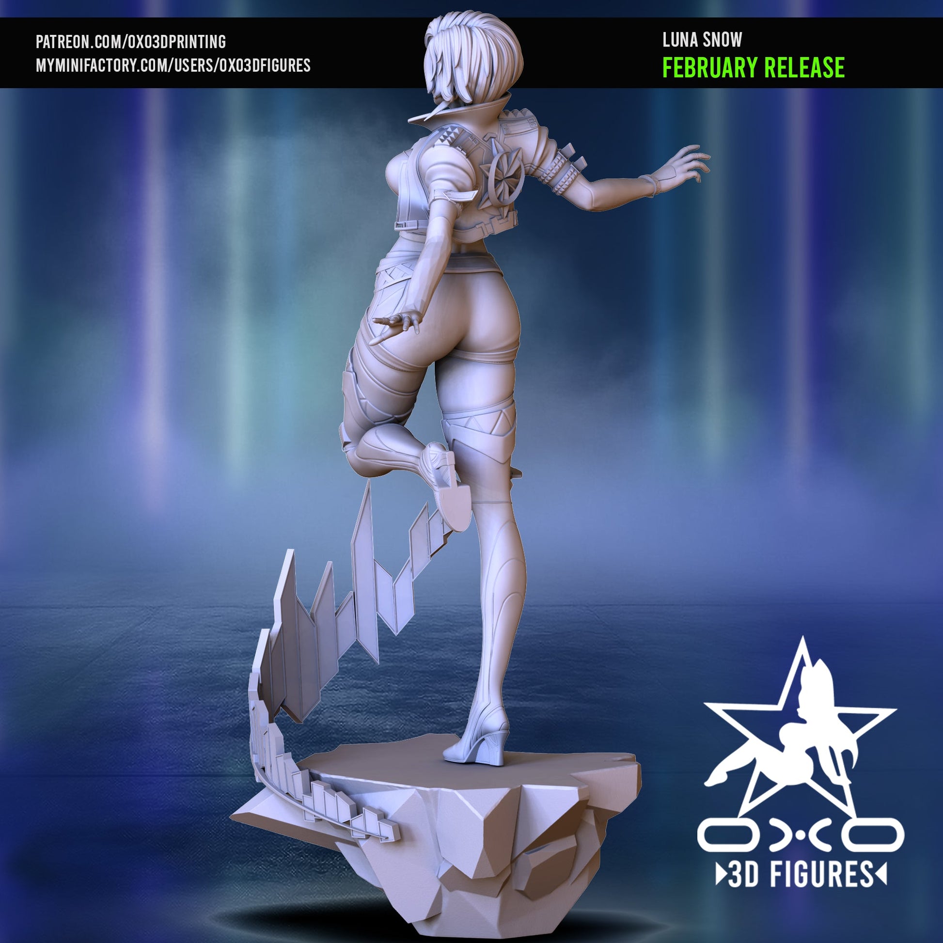 Luna Snow - OXO3D - Dark Forge Arts