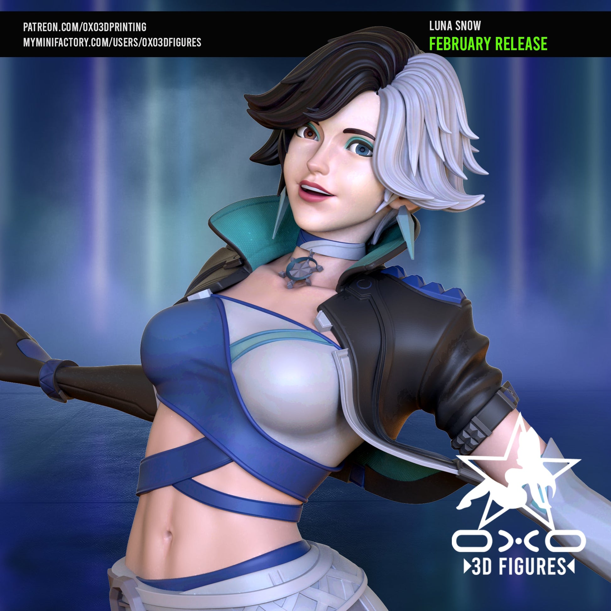 Luna Snow - OXO3D - Dark Forge Arts