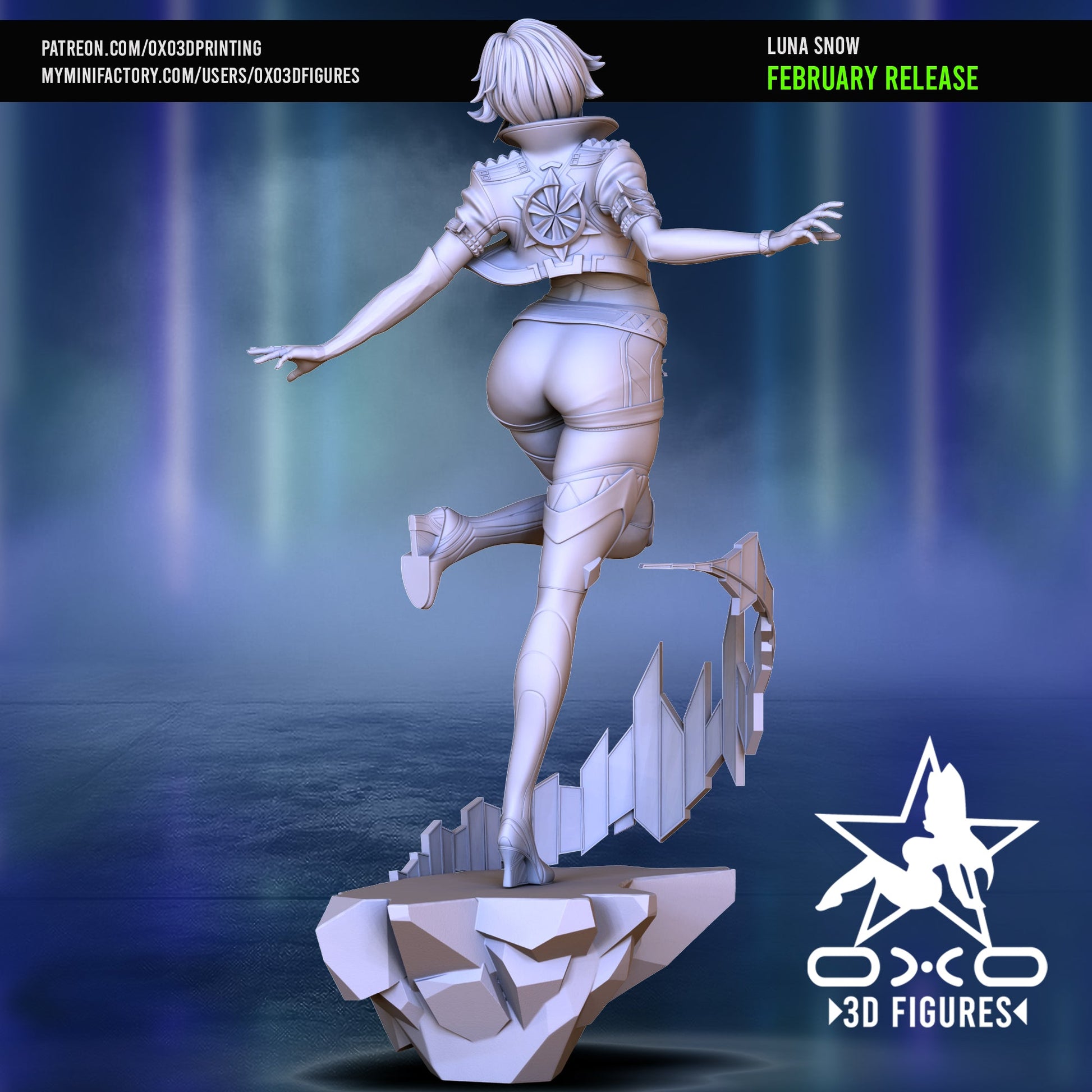 Luna Snow - OXO3D - Dark Forge Arts