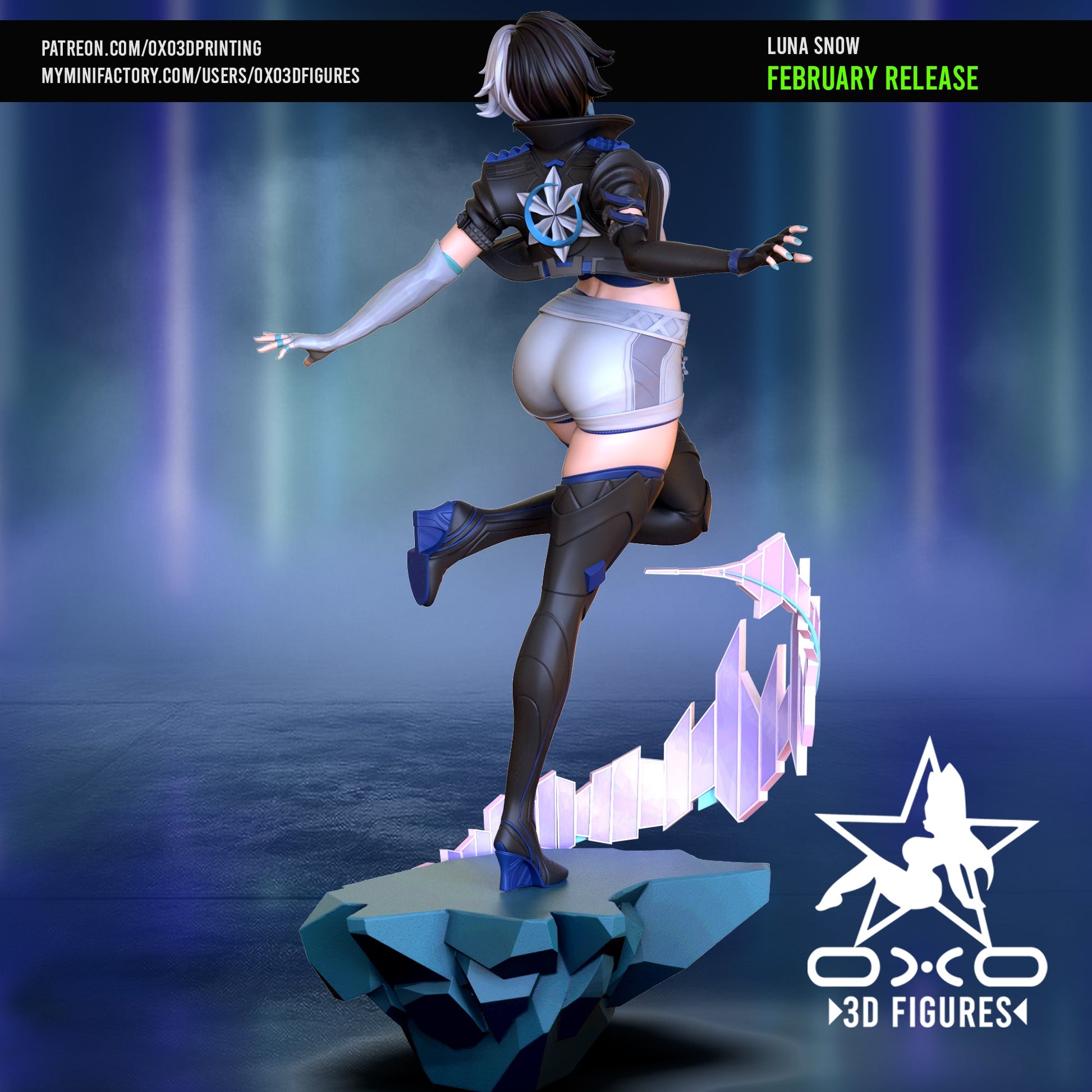 Luna Snow - OXO3D - Dark Forge Arts