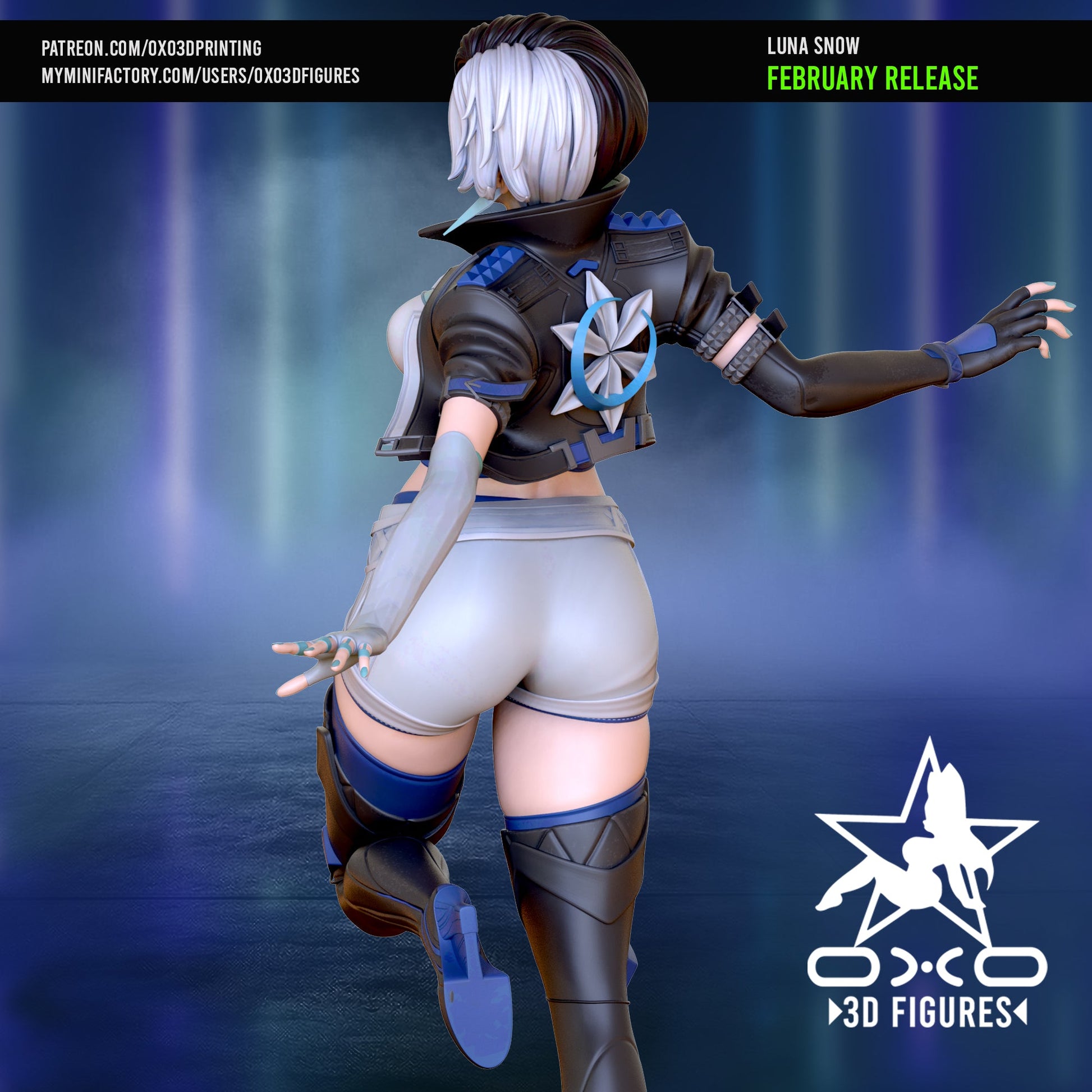 Luna Snow - OXO3D - Dark Forge Arts
