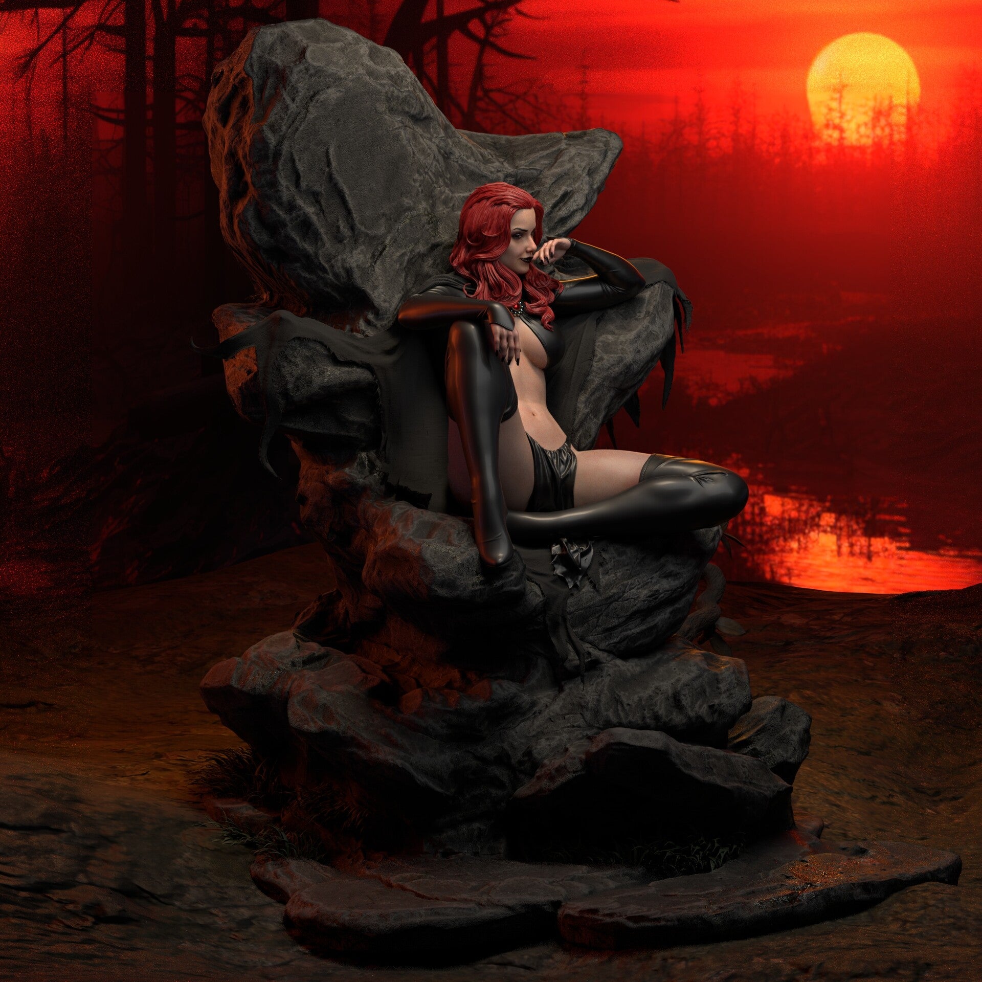 Madelyne Pryor - CA 3D Studios - Dark Forge Arts