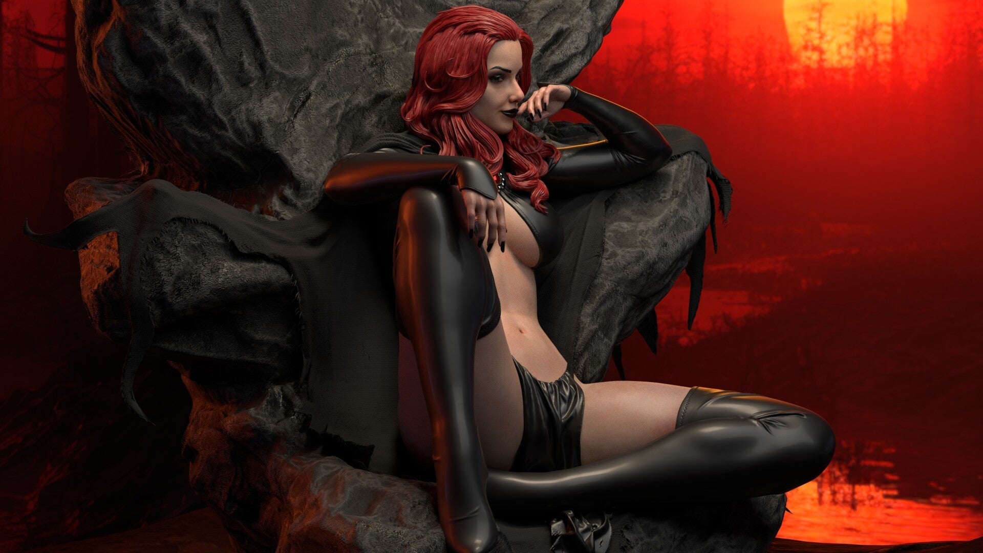 Madelyne Pryor - CA 3D Studios - Dark Forge Arts