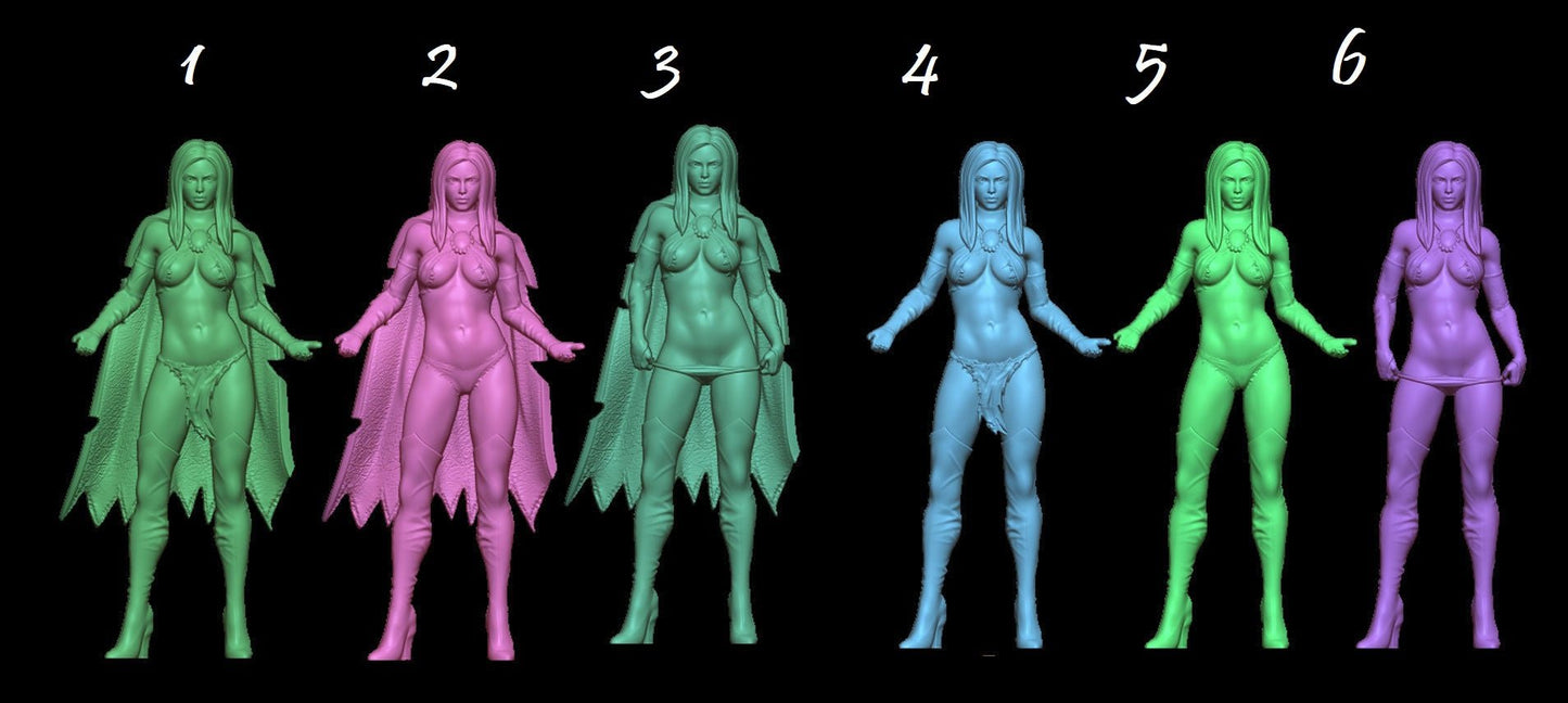 Madelyne Pryor V2 - Artifex3D - Dark Forge Arts