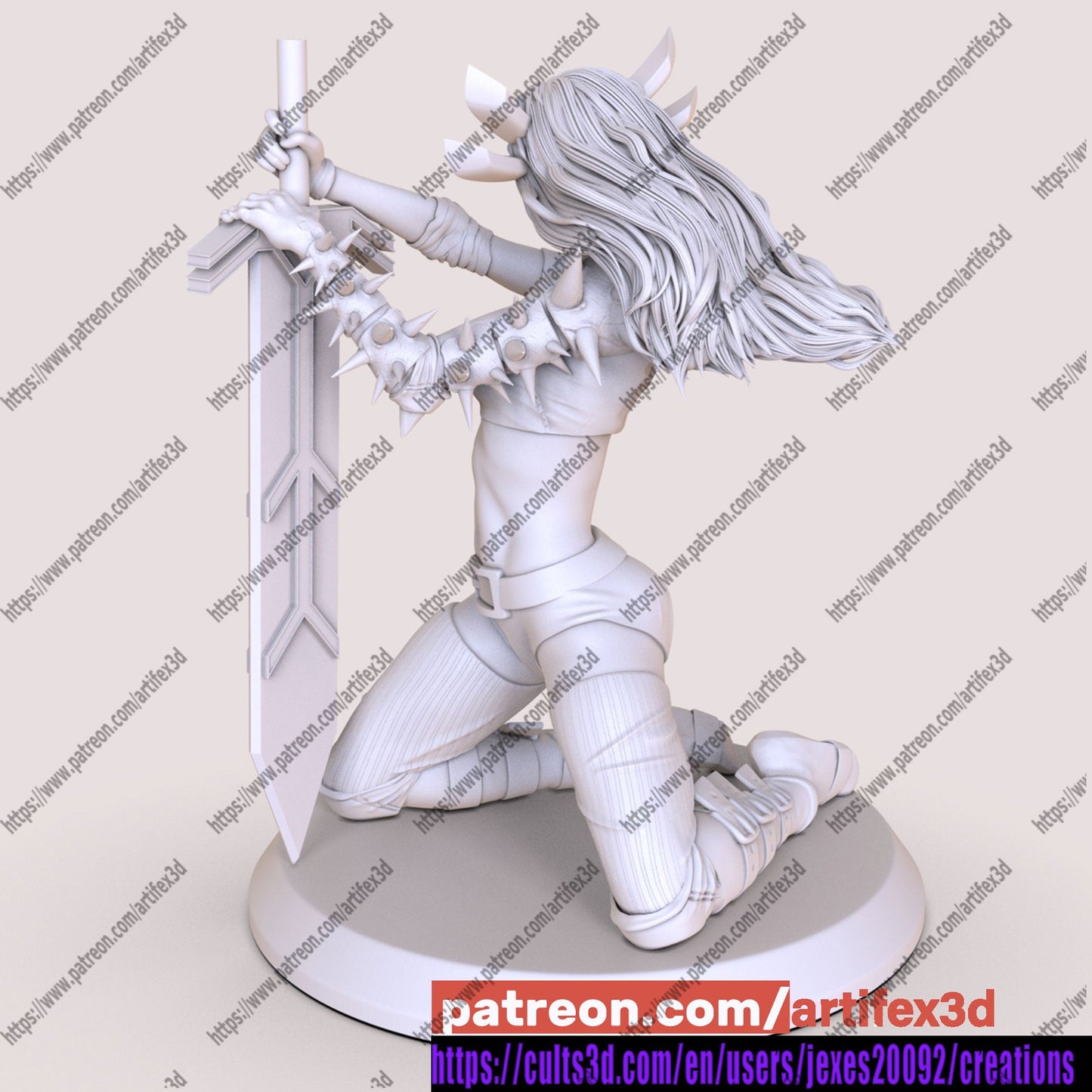 Magik Illyana Rasputina - Artifex3D - Dark Forge Arts