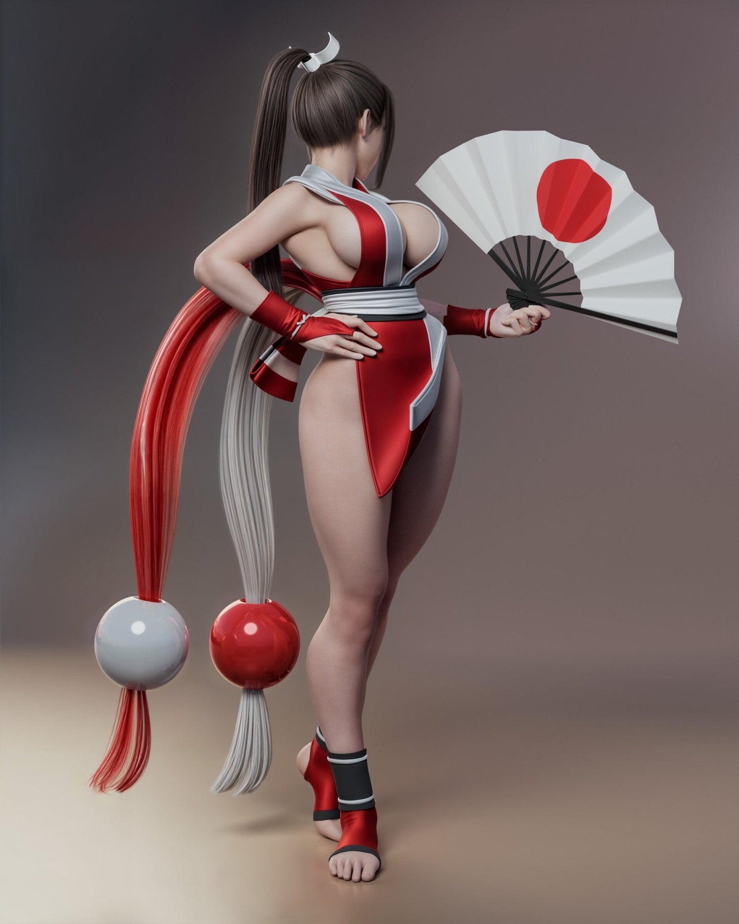Mai Shiranui v1 - Abe3D - Dark Forge Arts