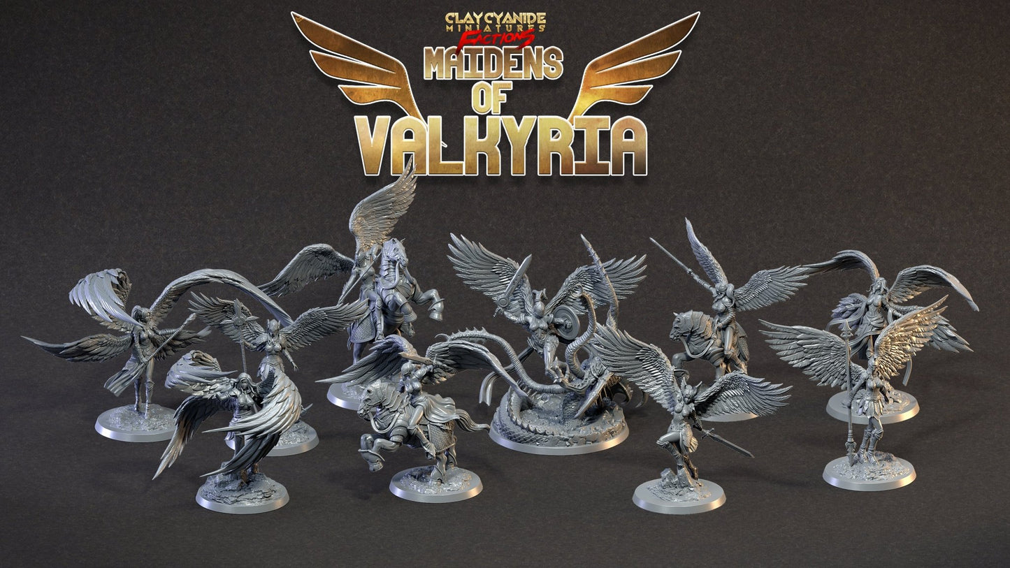 Maidens of Valkyria - ClayCyanide - Dark Forge Arts