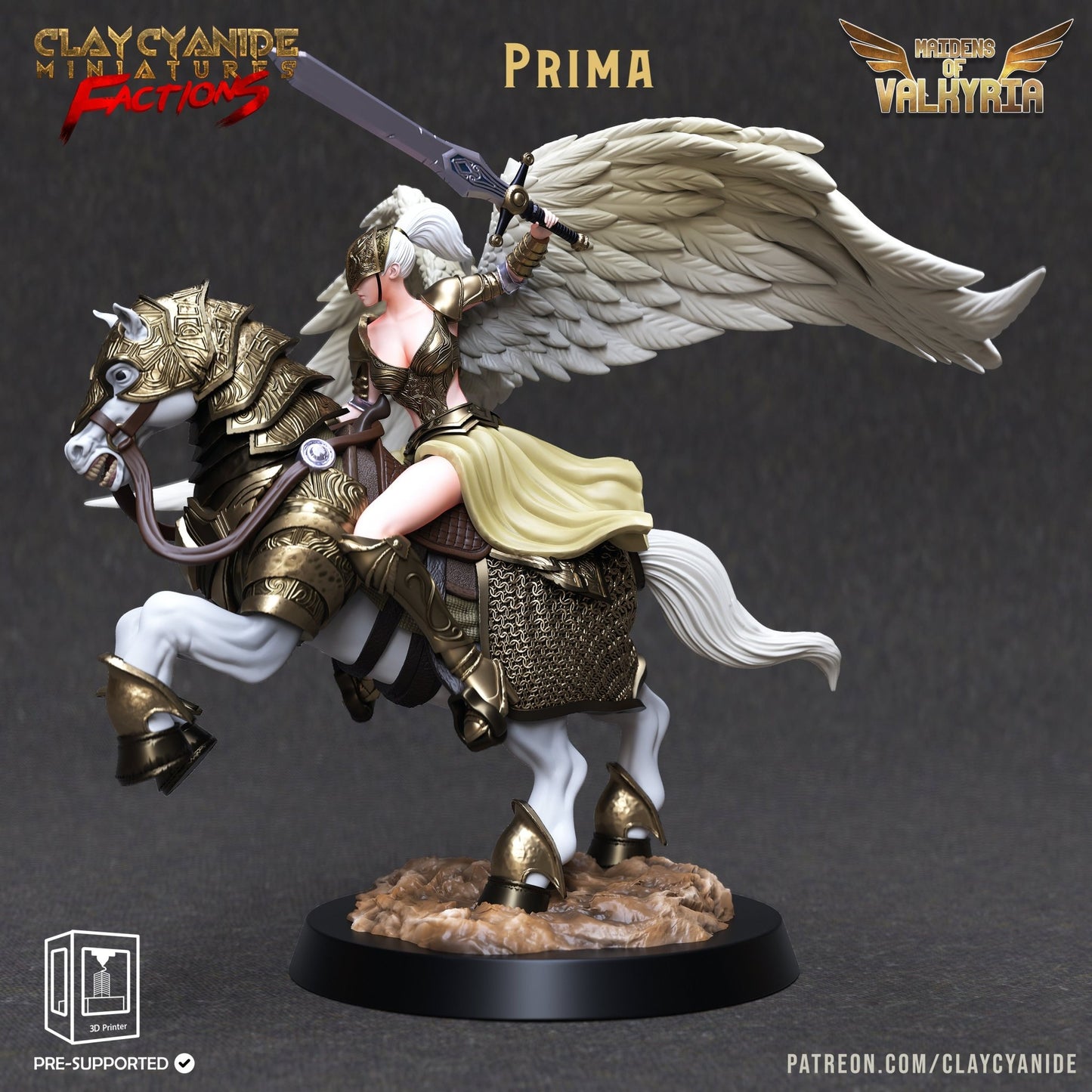 Maidens of Valkyria - ClayCyanide - Dark Forge Arts