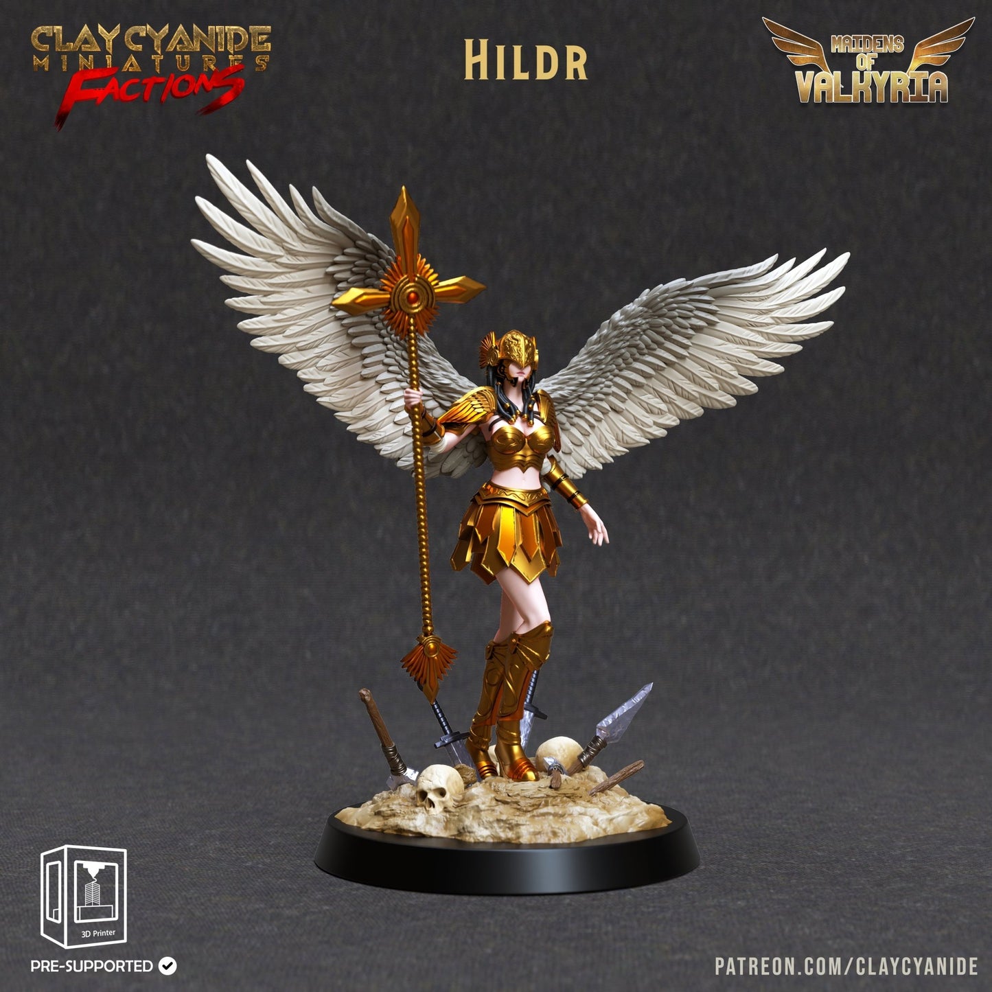 Maidens of Valkyria - ClayCyanide - Dark Forge Arts