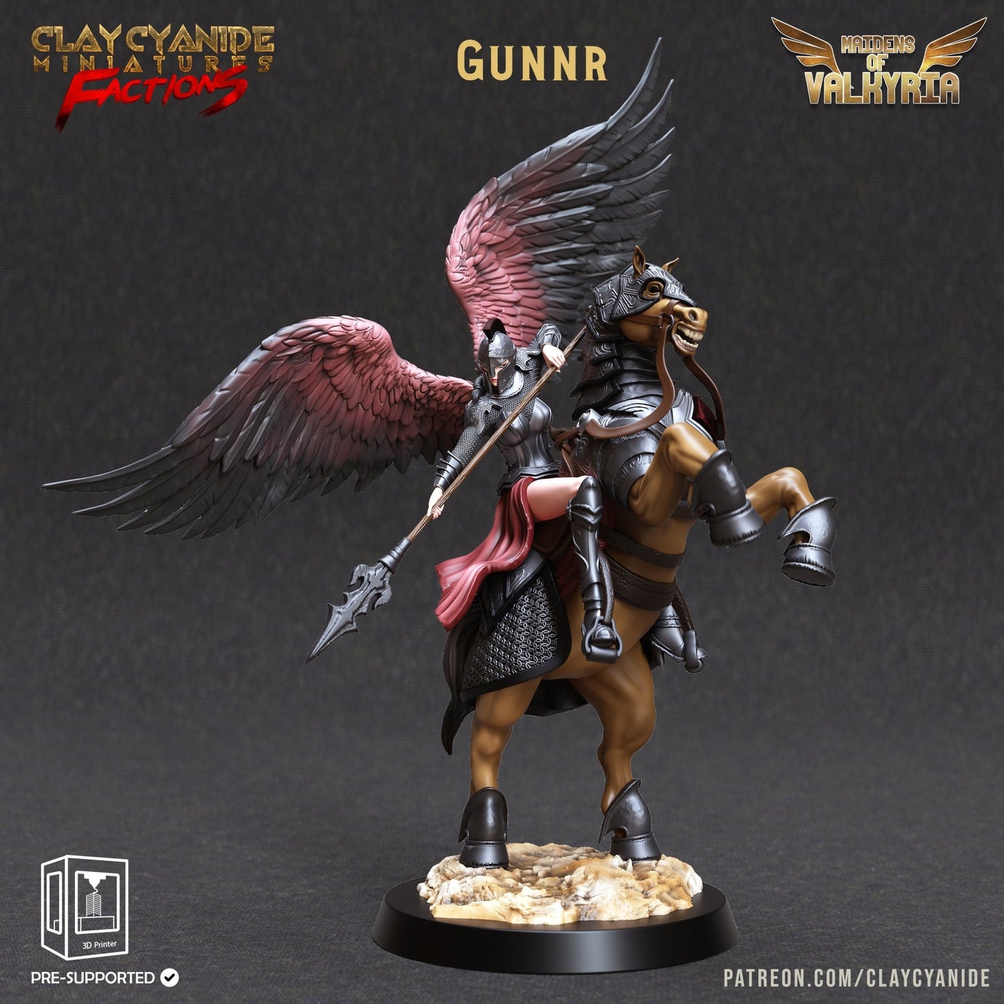 Maidens of Valkyria - ClayCyanide - Dark Forge Arts