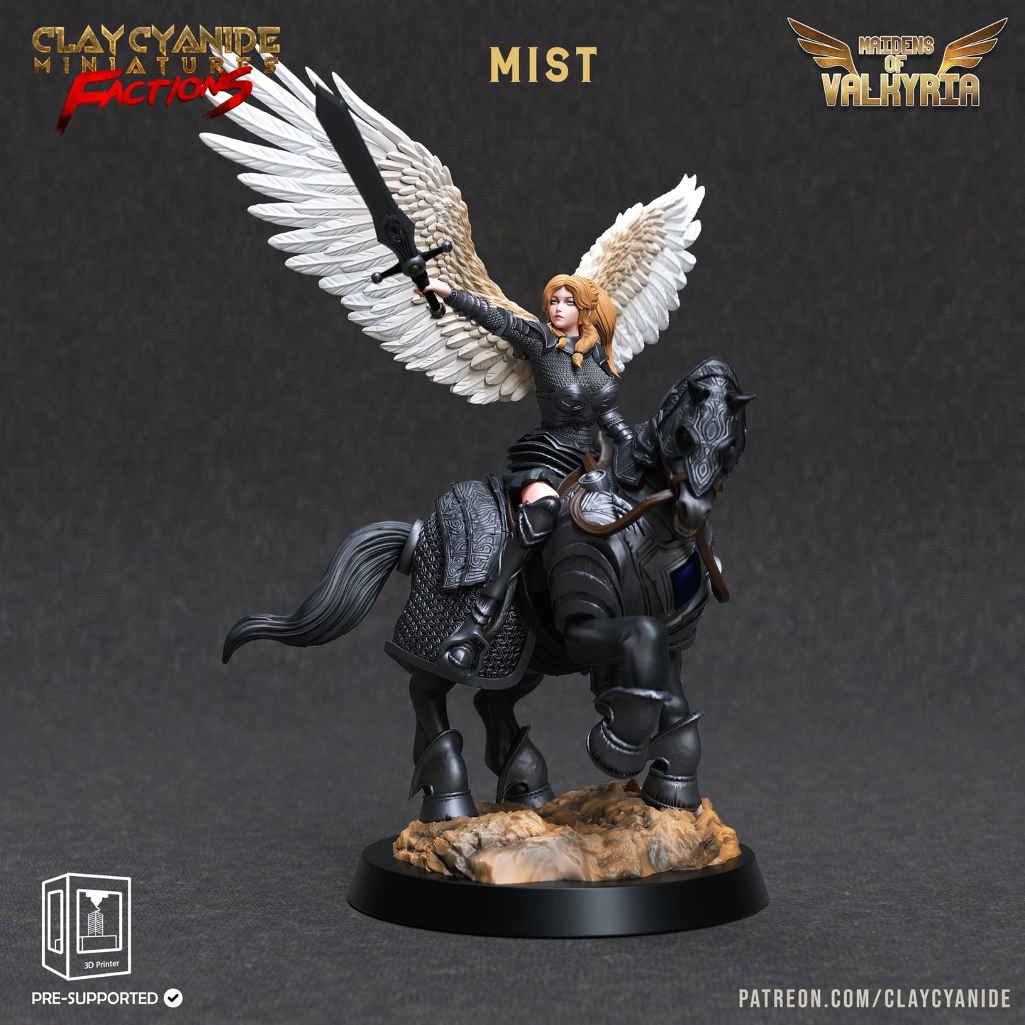 Maidens of Valkyria - ClayCyanide - Dark Forge Arts