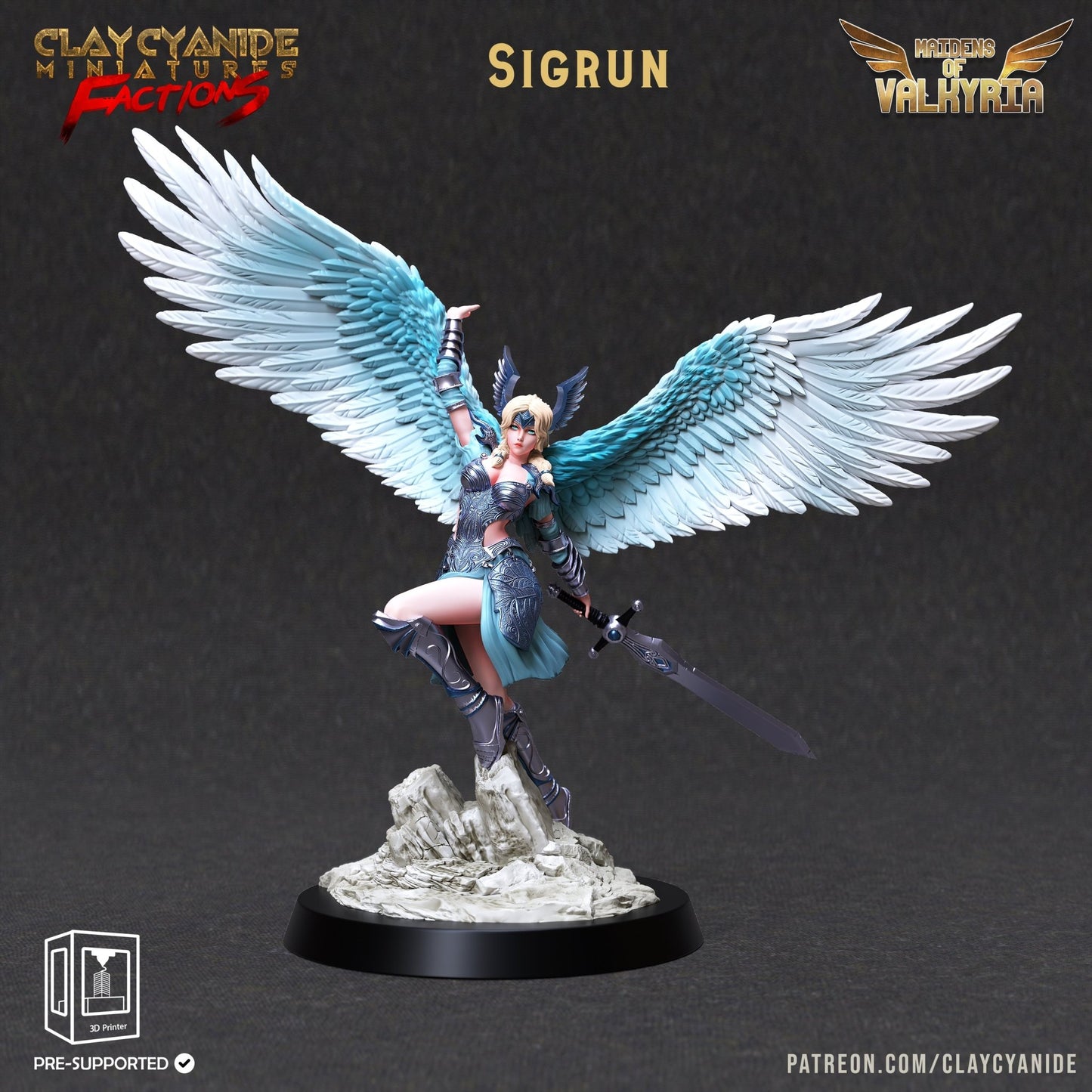 Maidens of Valkyria - ClayCyanide - Dark Forge Arts