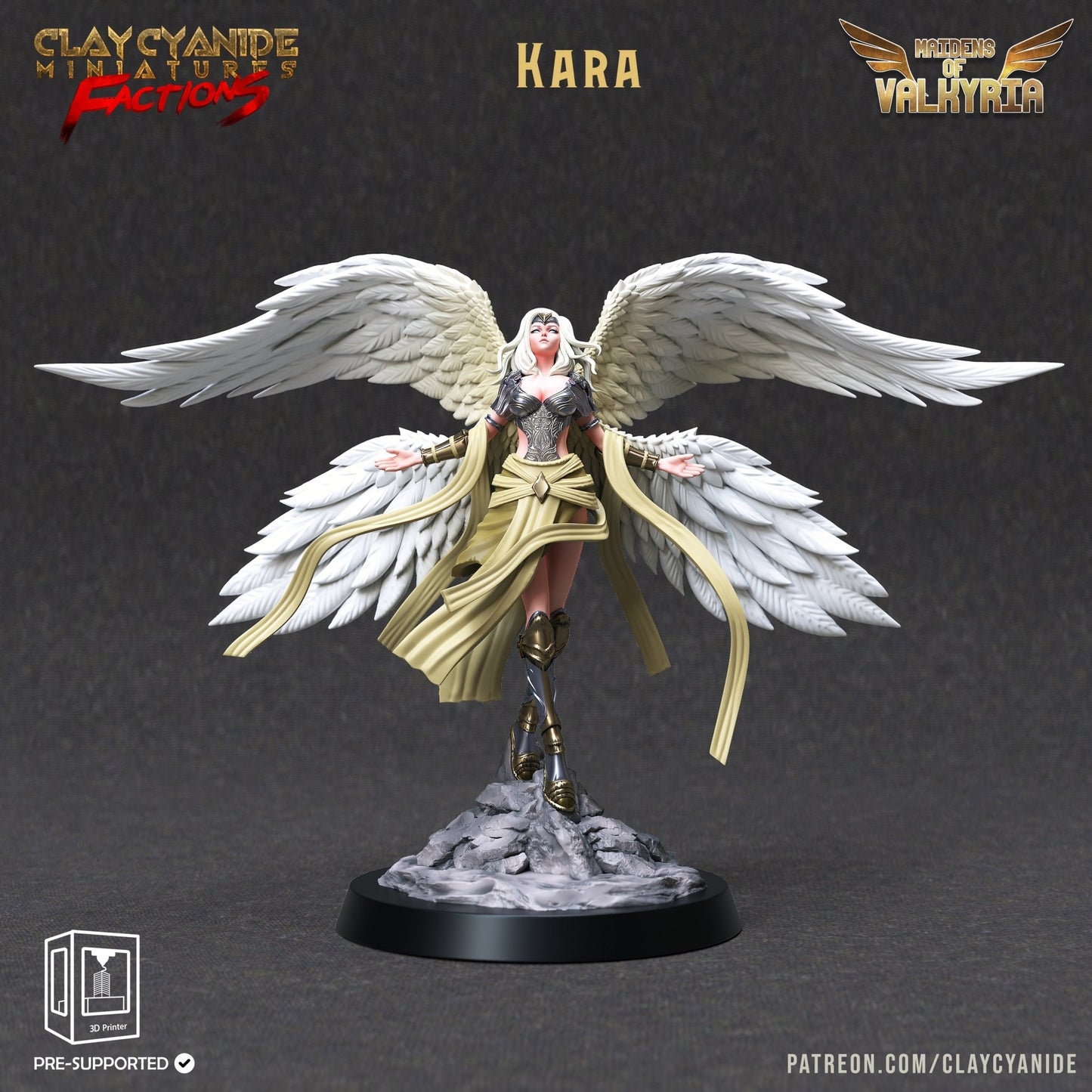Maidens of Valkyria - ClayCyanide - Dark Forge Arts