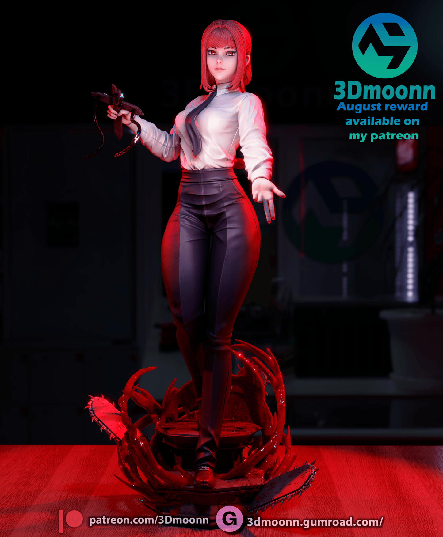 Makima Chainsaw - 3DMoonn - Dark Forge Arts