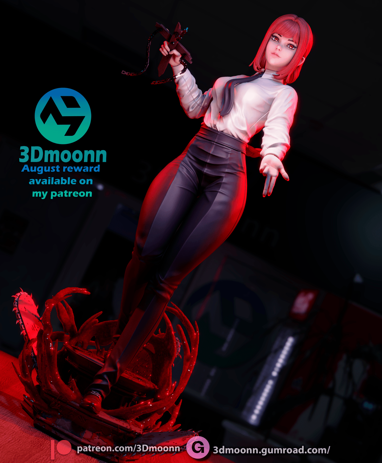 Makima Chainsaw - 3DMoonn - Dark Forge Arts