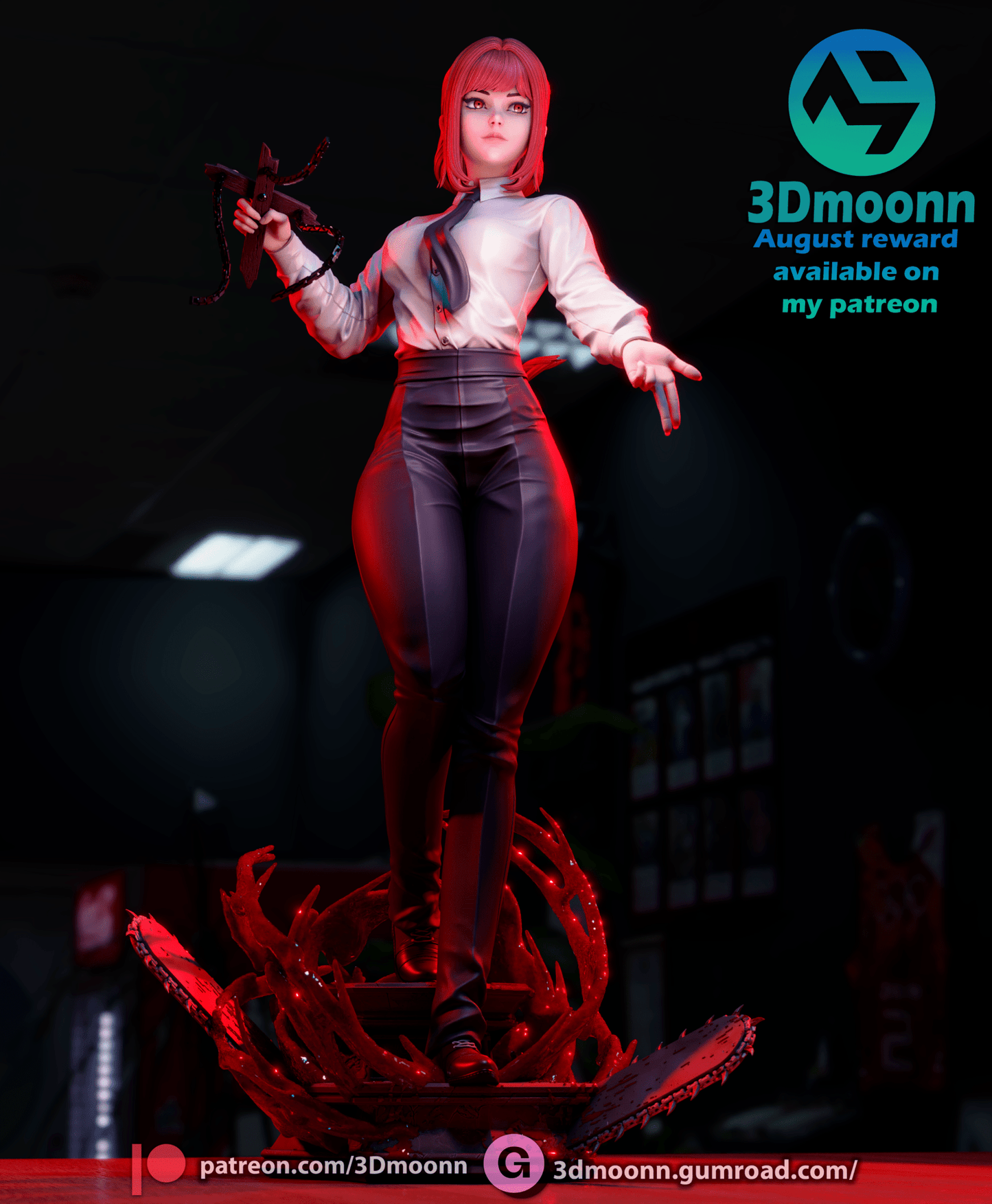 Makima Chainsaw - 3DMoonn - Dark Forge Arts