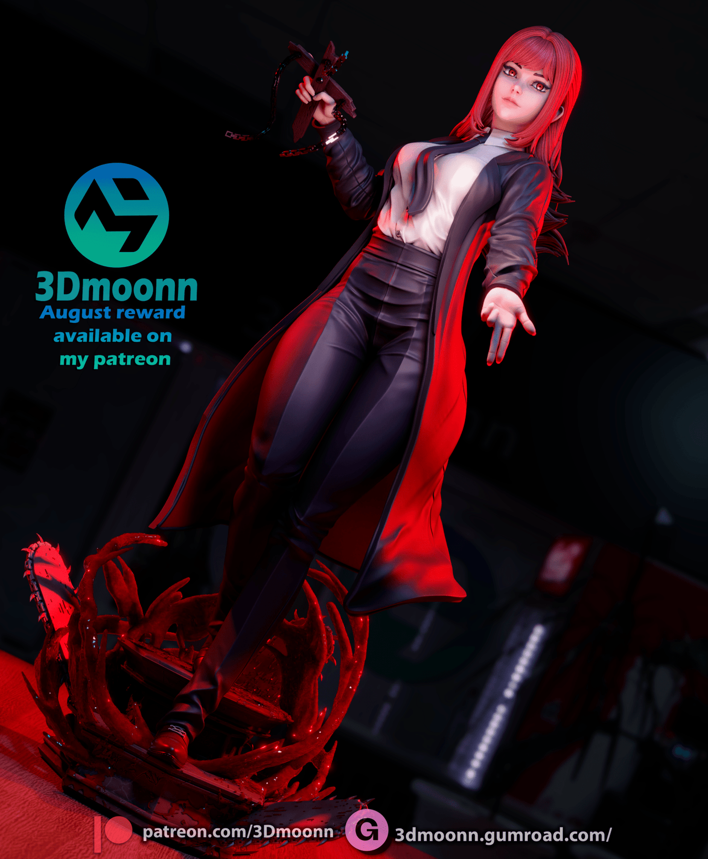 Makima Chainsaw - 3DMoonn - Dark Forge Arts