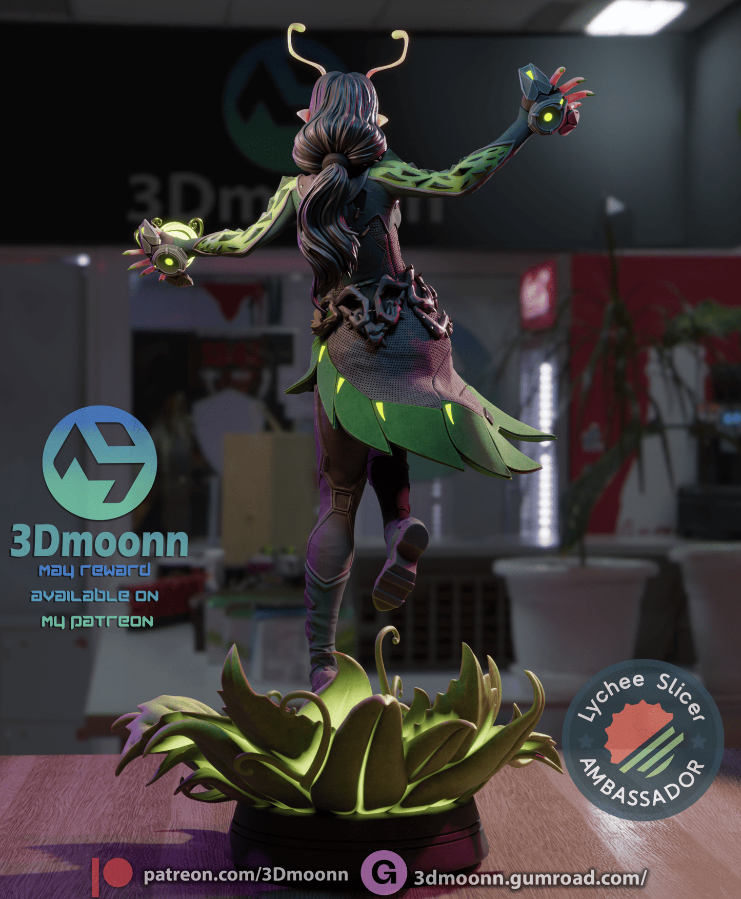 Mantis - 3DMoonn - Dark Forge Arts