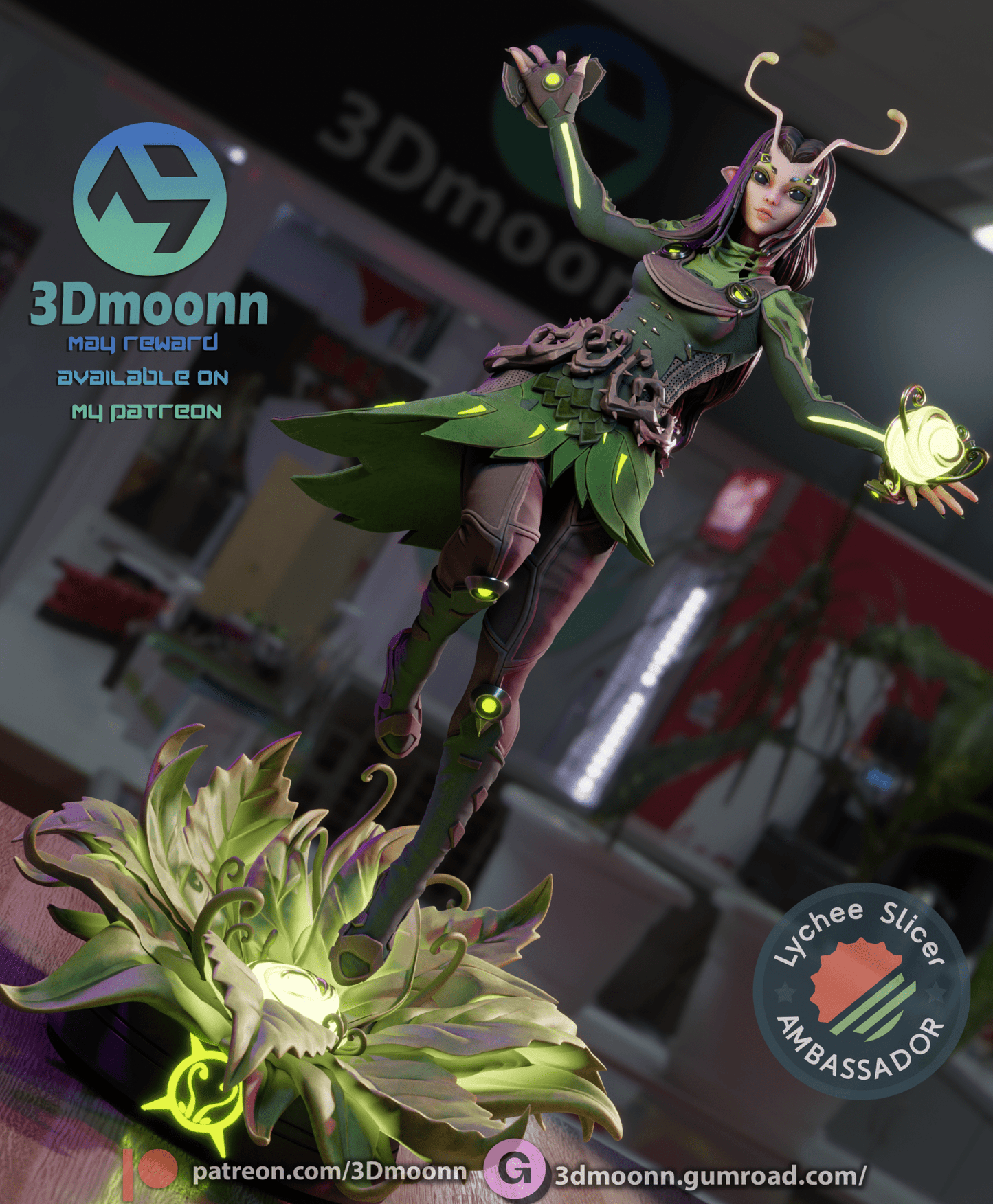 Mantis - 3DMoonn - Dark Forge Arts