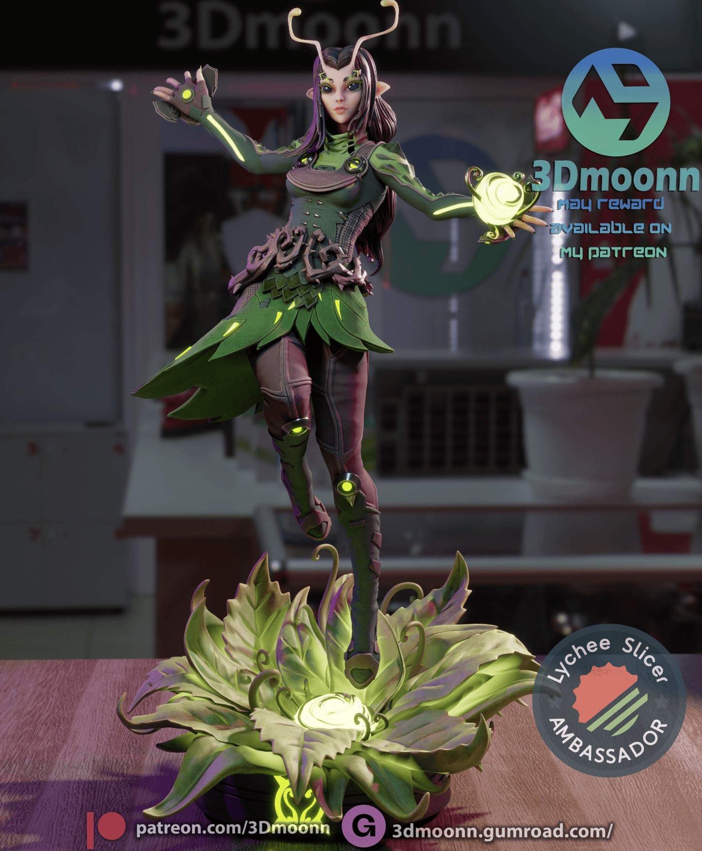 Mantis - 3DMoonn - Dark Forge Arts