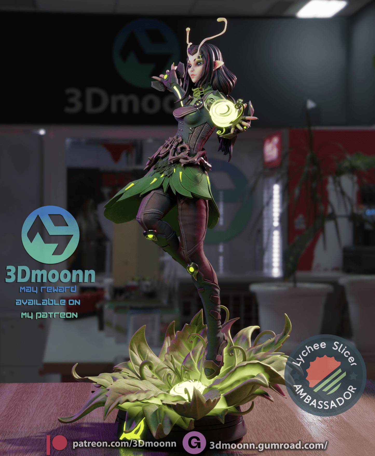 Mantis - 3DMoonn - Dark Forge Arts