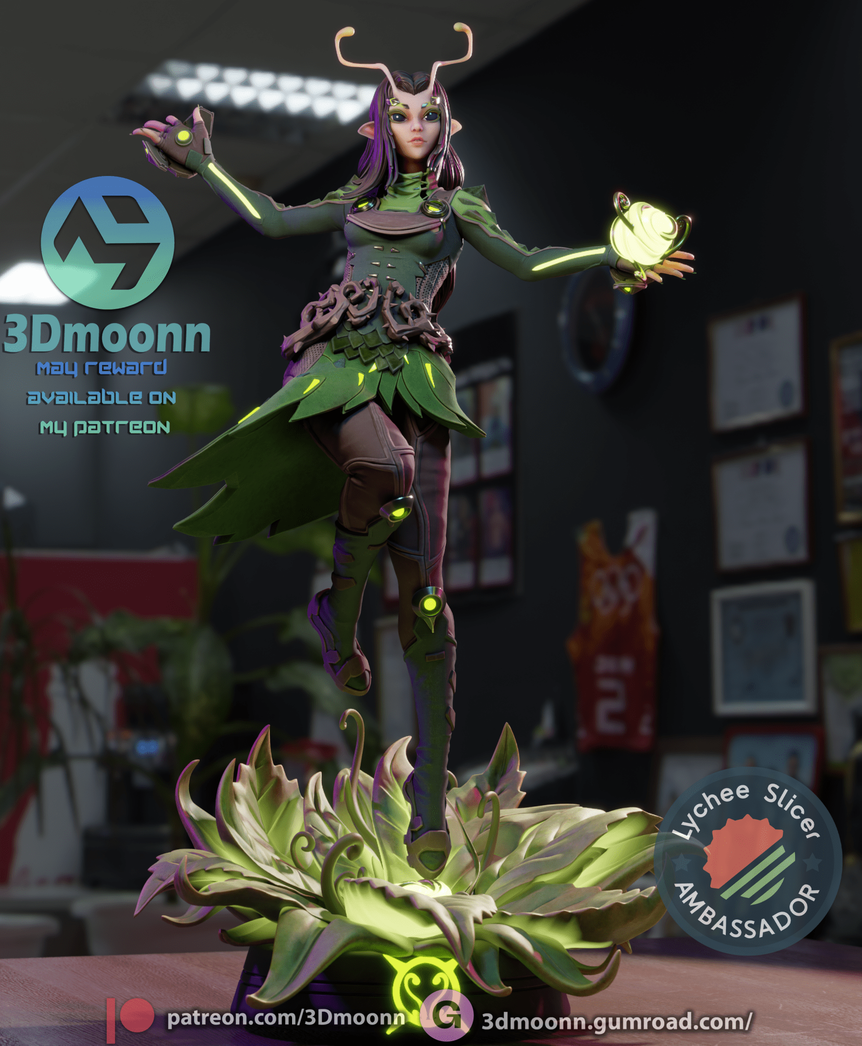 Mantis - 3DMoonn - Dark Forge Arts