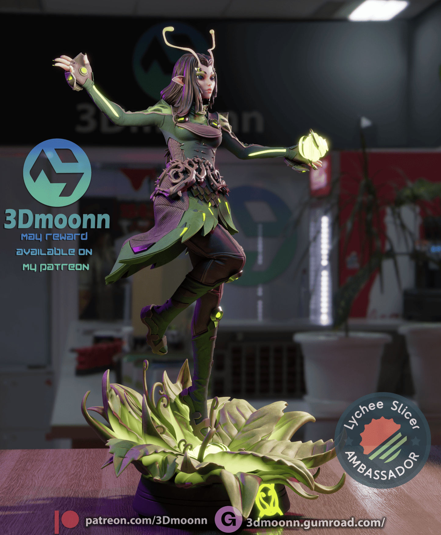 Mantis - 3DMoonn - Dark Forge Arts