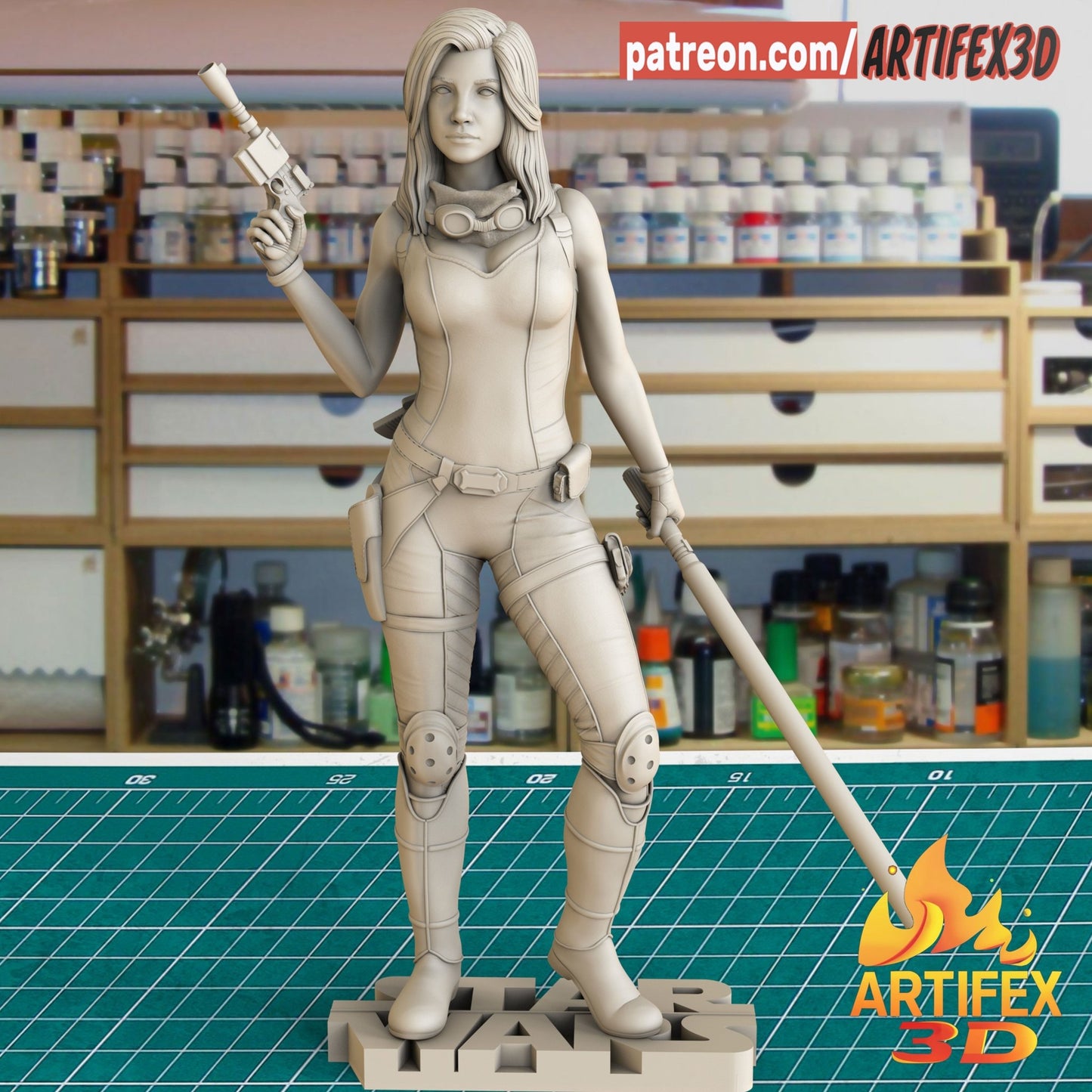 Mara Jade - Artifex3D - Dark Forge Arts