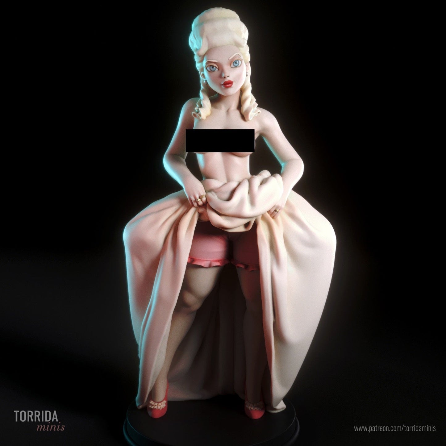 Marie Antoinette - Torrida Minis - Dark Forge Arts