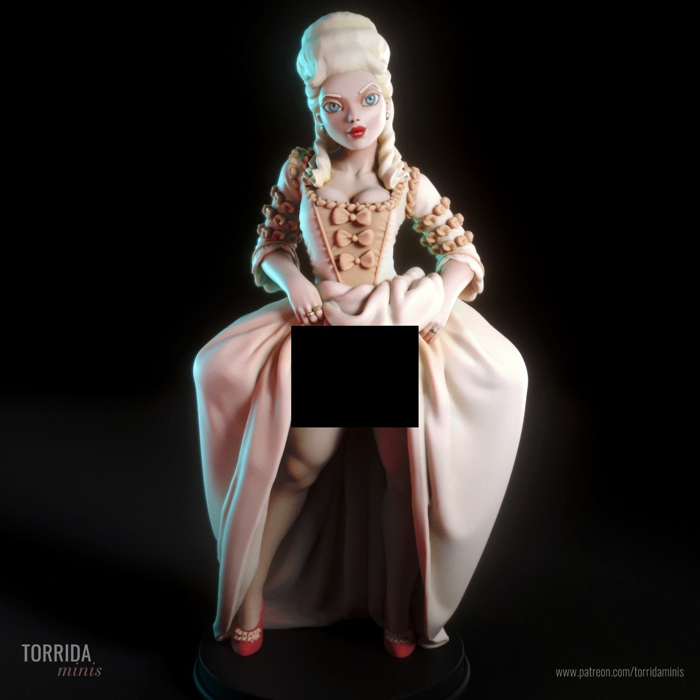 Marie Antoinette - Torrida Minis - Dark Forge Arts