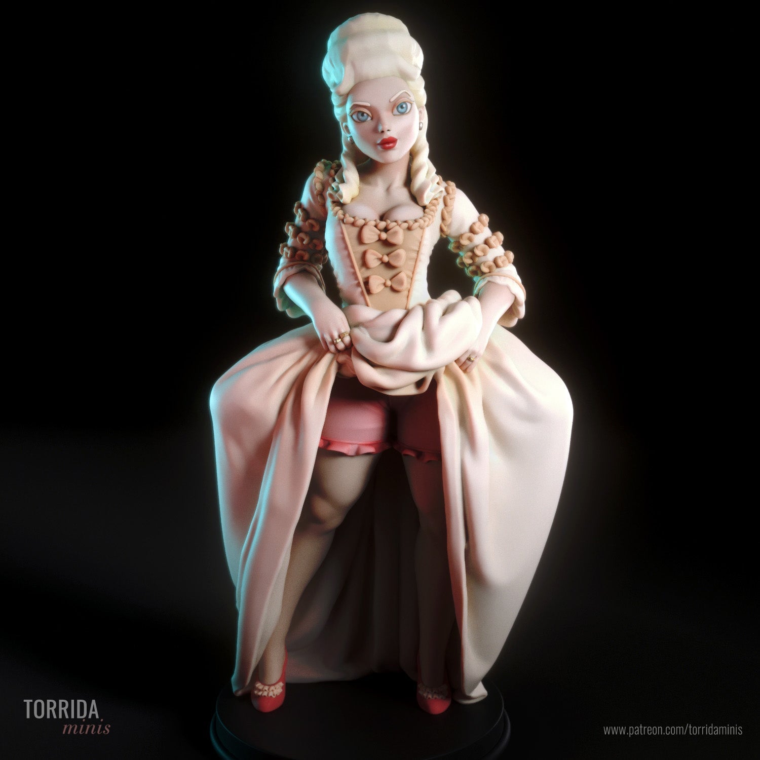 Marie Antoinette - Torrida Minis - Dark Forge Arts