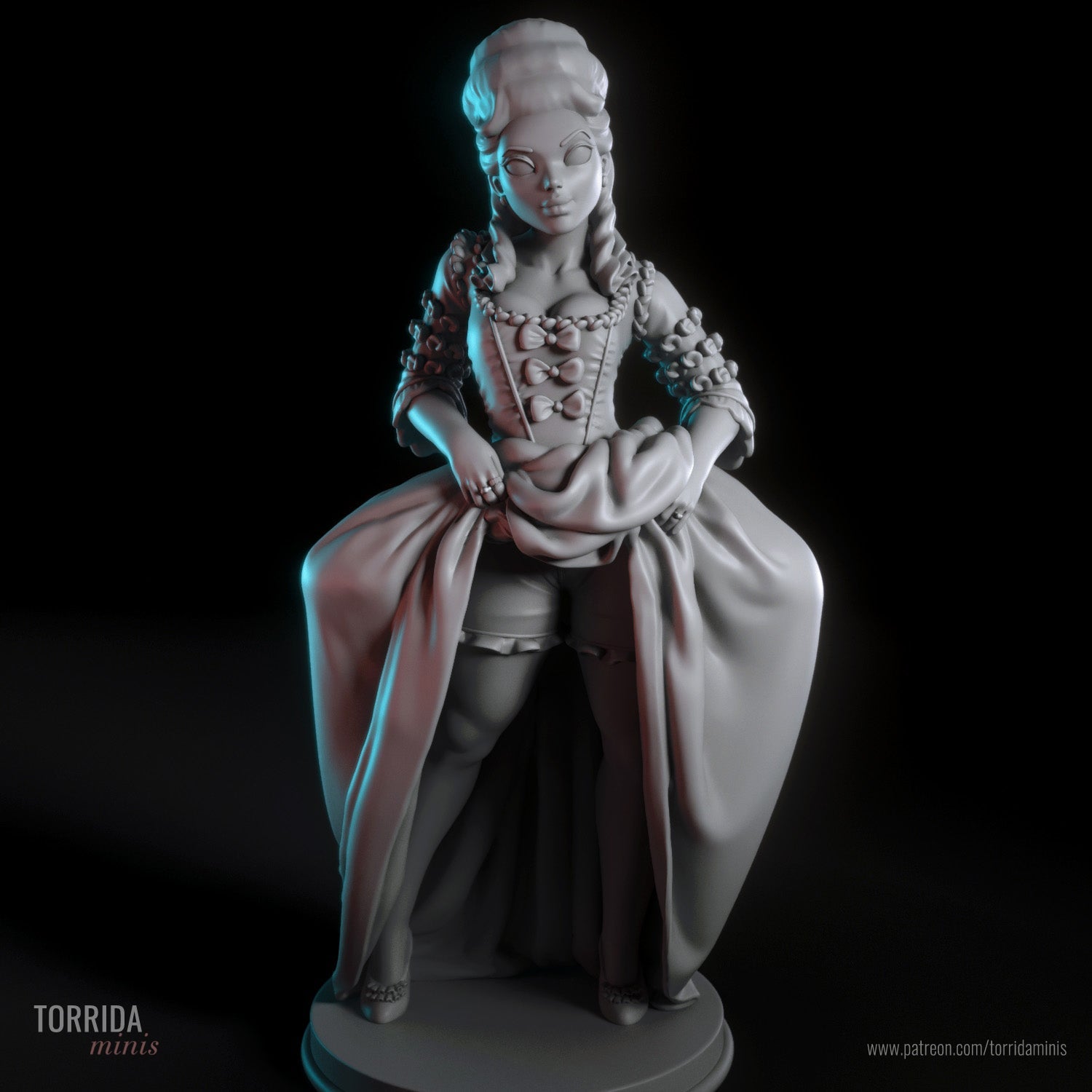 Marie Antoinette - Torrida Minis - Dark Forge Arts