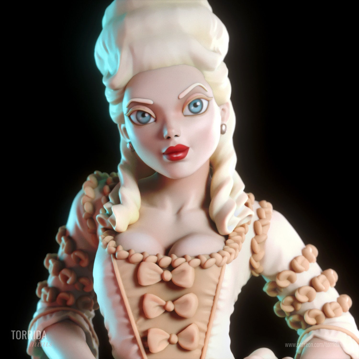 Marie Antoinette - Torrida Minis - Dark Forge Arts