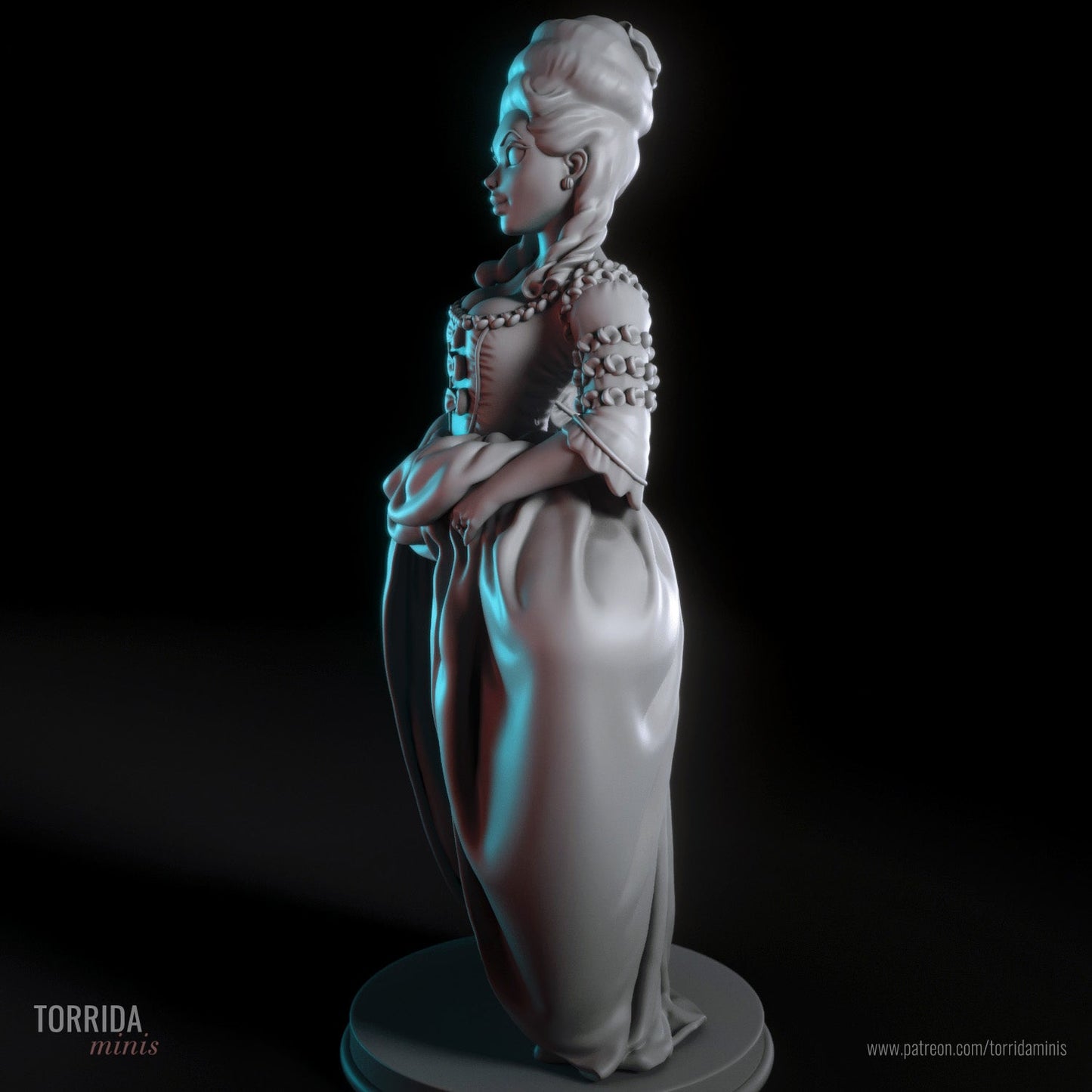 Marie Antoinette - Torrida Minis - Dark Forge Arts