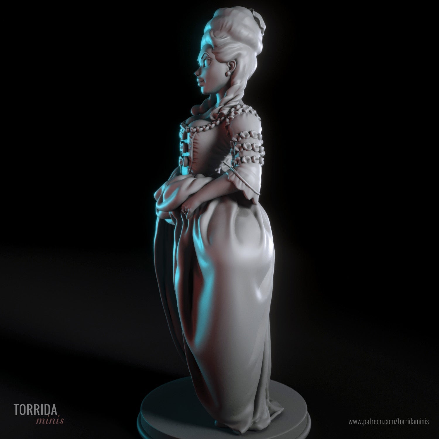 Marie Antoinette - Torrida Minis - Dark Forge Arts