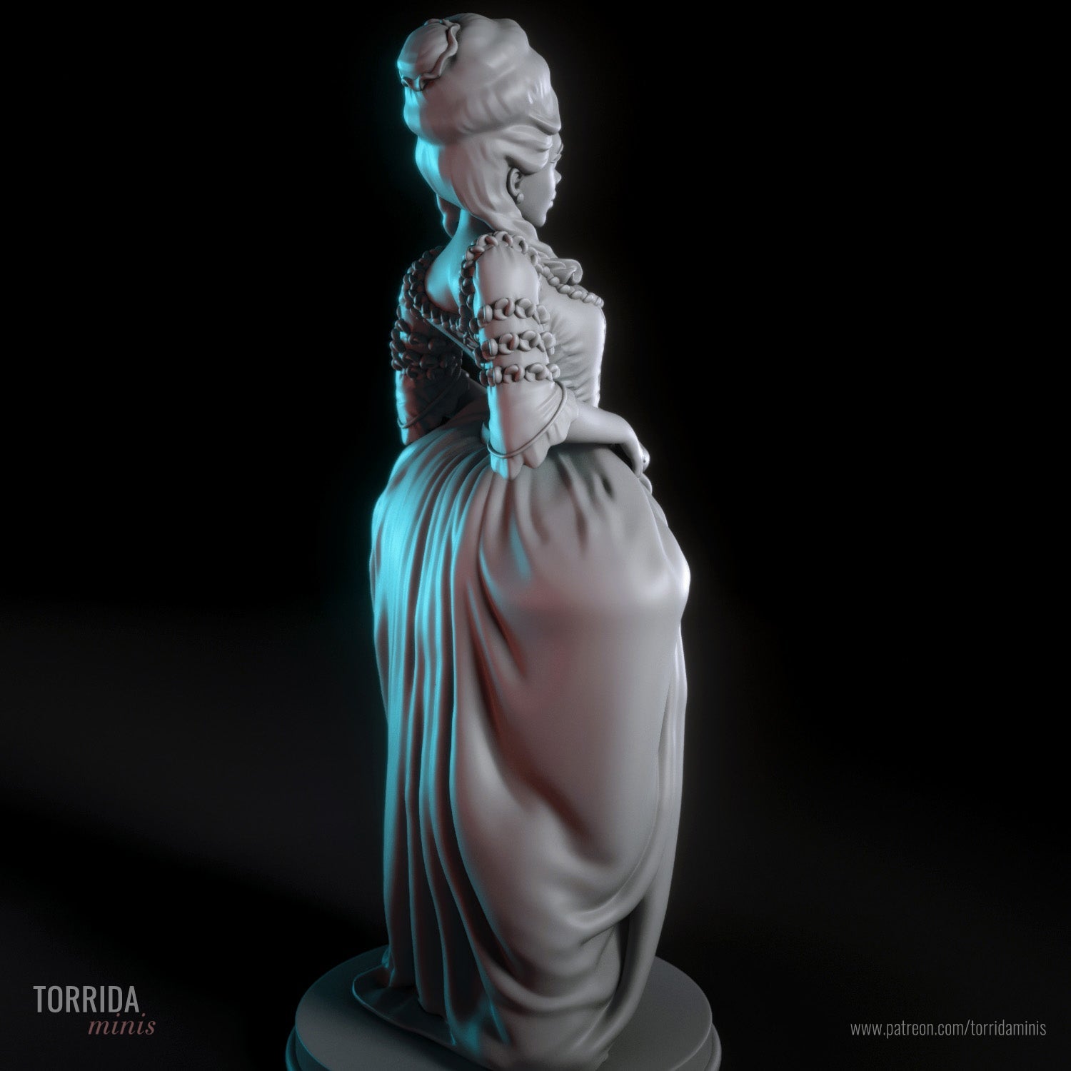 Marie Antoinette - Torrida Minis - Dark Forge Arts