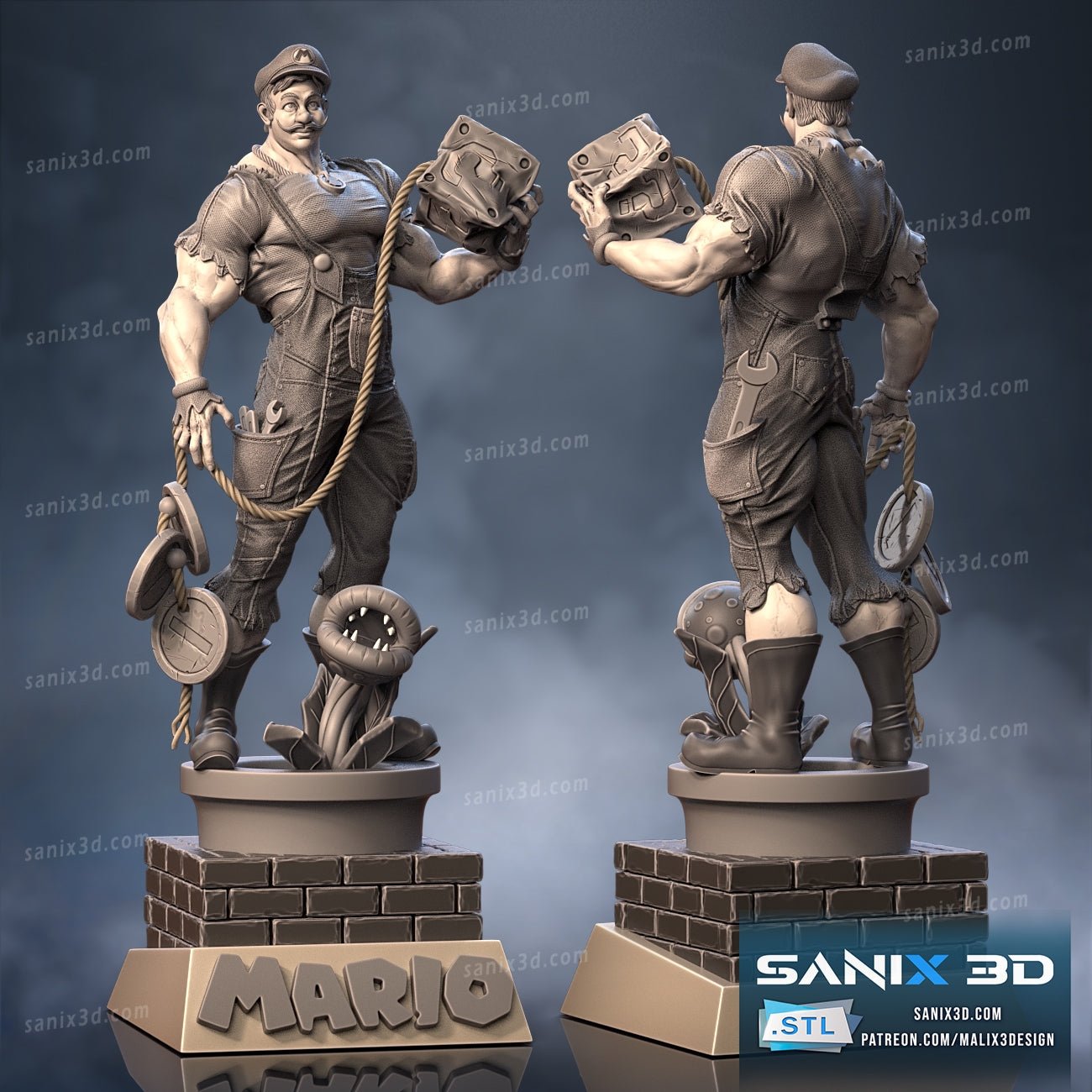 Mario - Sanix3D - Dark Forge Arts