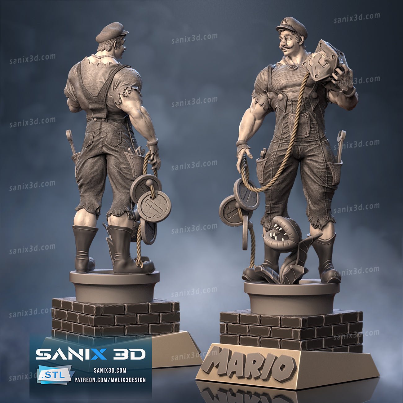 Mario - Sanix3D - Dark Forge Arts