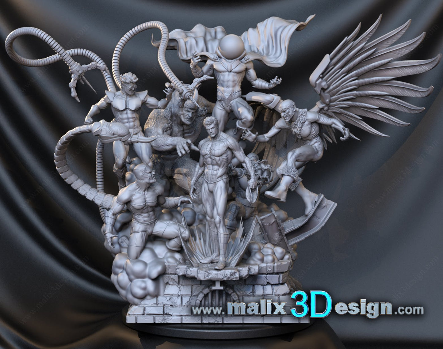 Marvel Diorama - Sanix3D - Dark Forge Arts