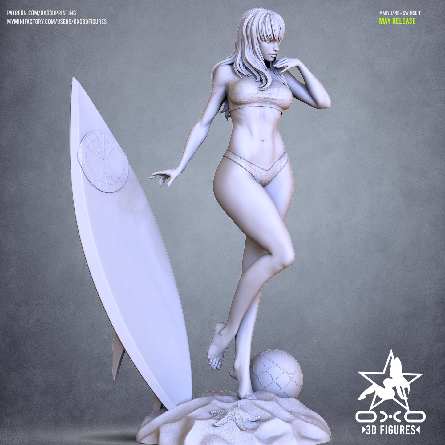 Mary Jane Swimsuit - OXO3D - Dark Forge Arts