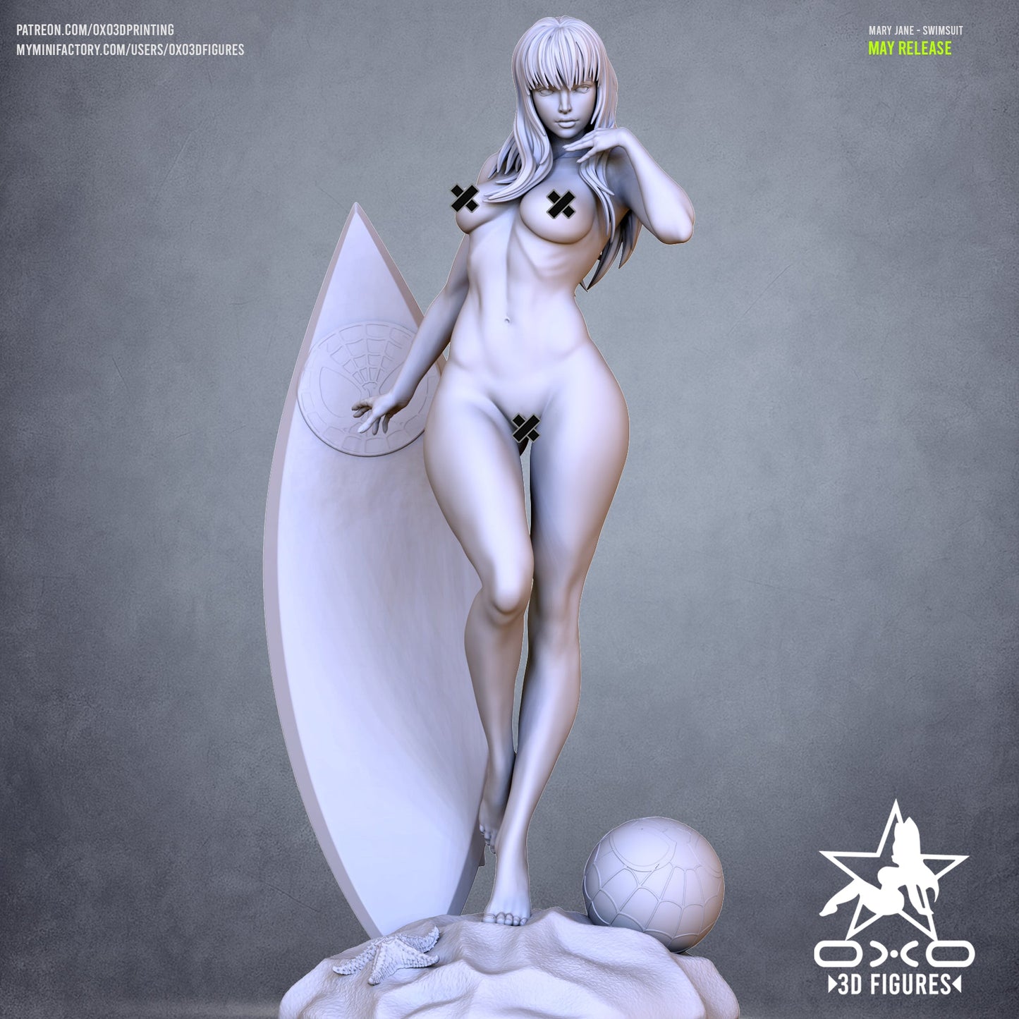 Mary Jane Swimsuit - OXO3D - Dark Forge Arts