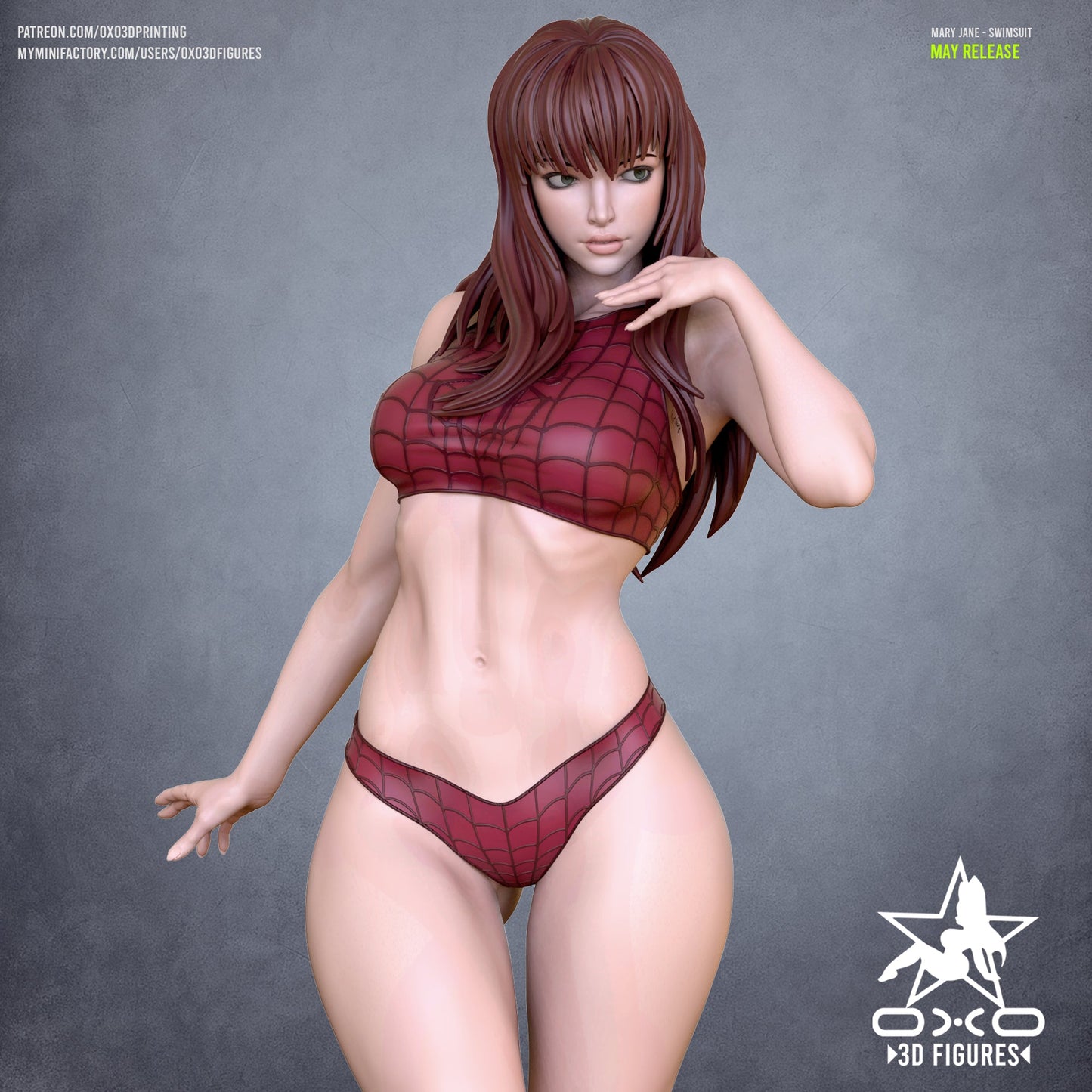 Mary Jane Swimsuit - OXO3D - Dark Forge Arts