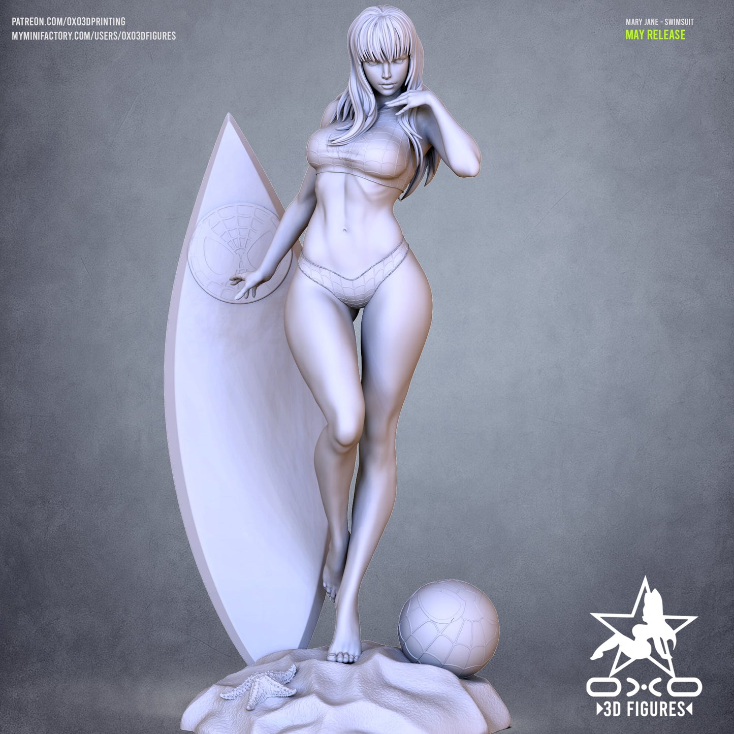Mary Jane Swimsuit - OXO3D - Dark Forge Arts
