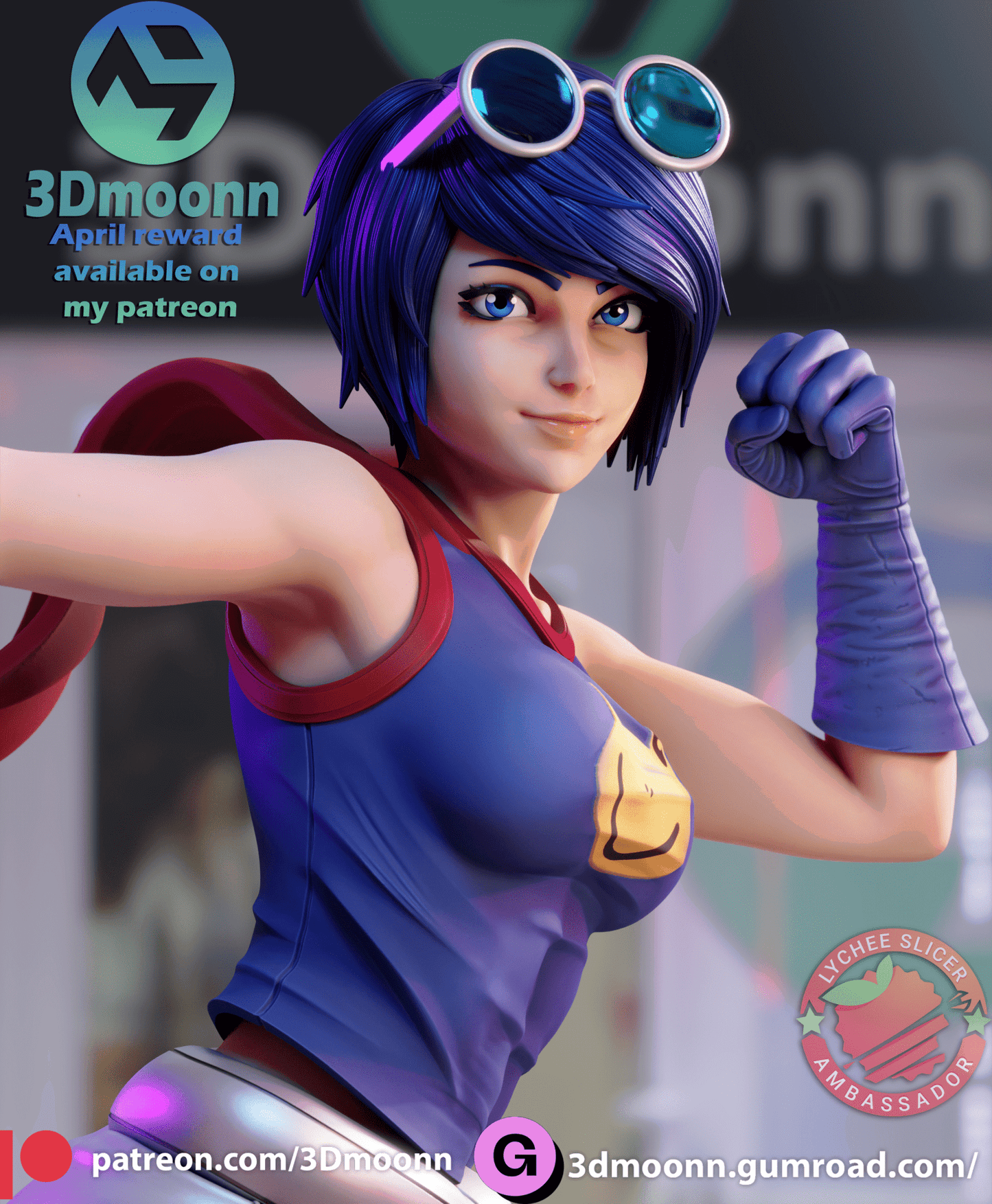 May Lee - 3DMoonn - Dark Forge Arts