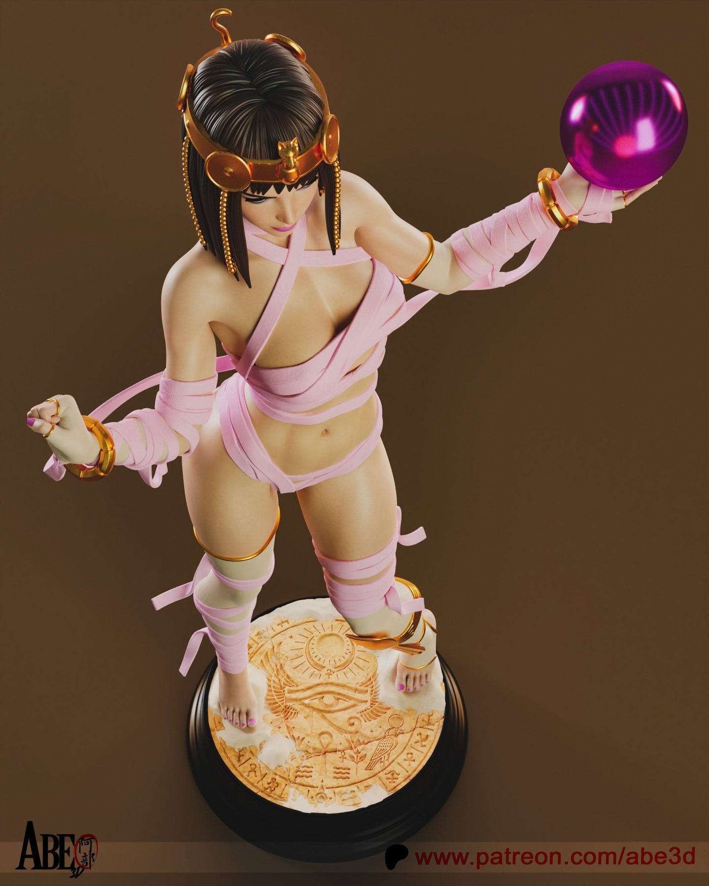 Menat - Abe3D - Dark Forge Arts